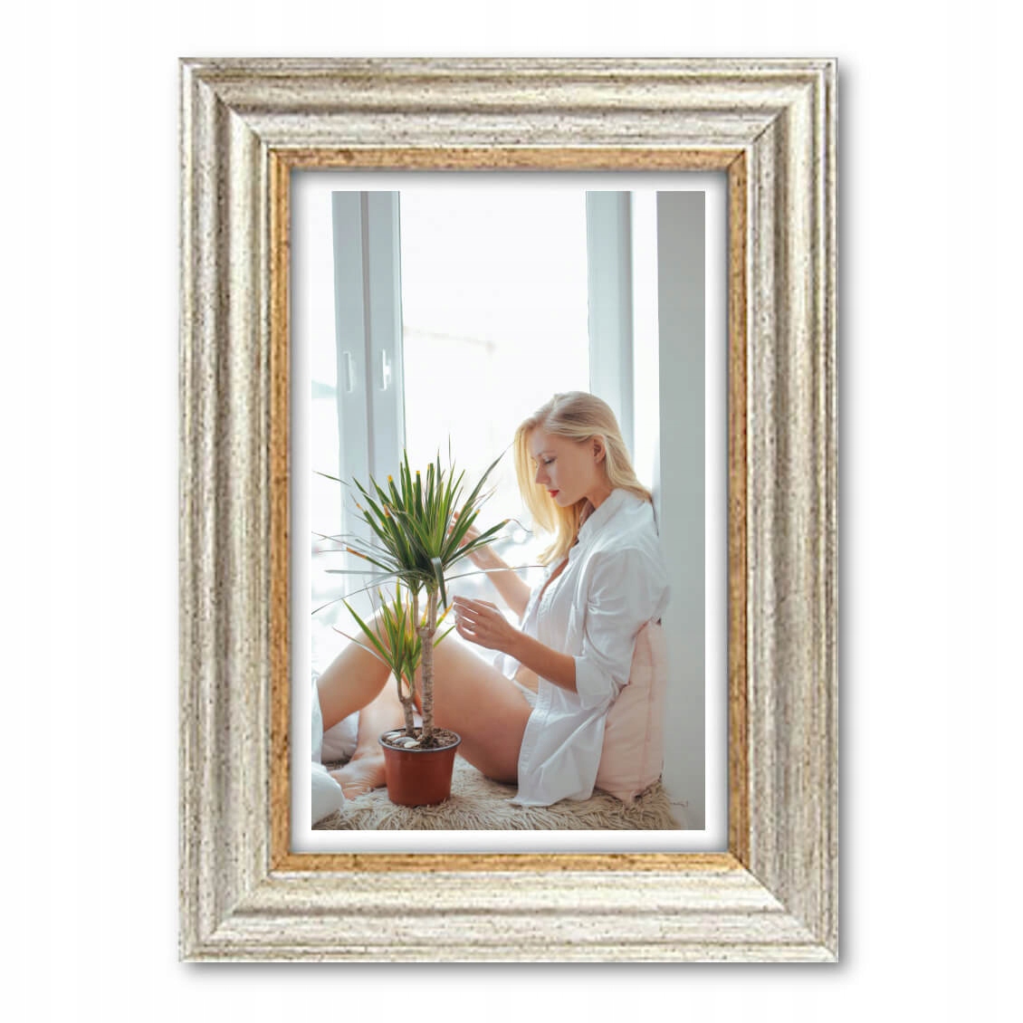 

Klasyczna Ramka Na Zdjęcia Srebrna Złota 10x15