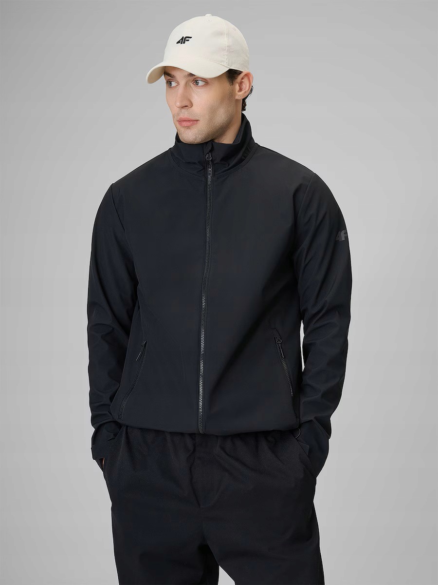 Pánská jarní bunda 4F Přechodná softshellová větruvzdorná M548-20S-XL