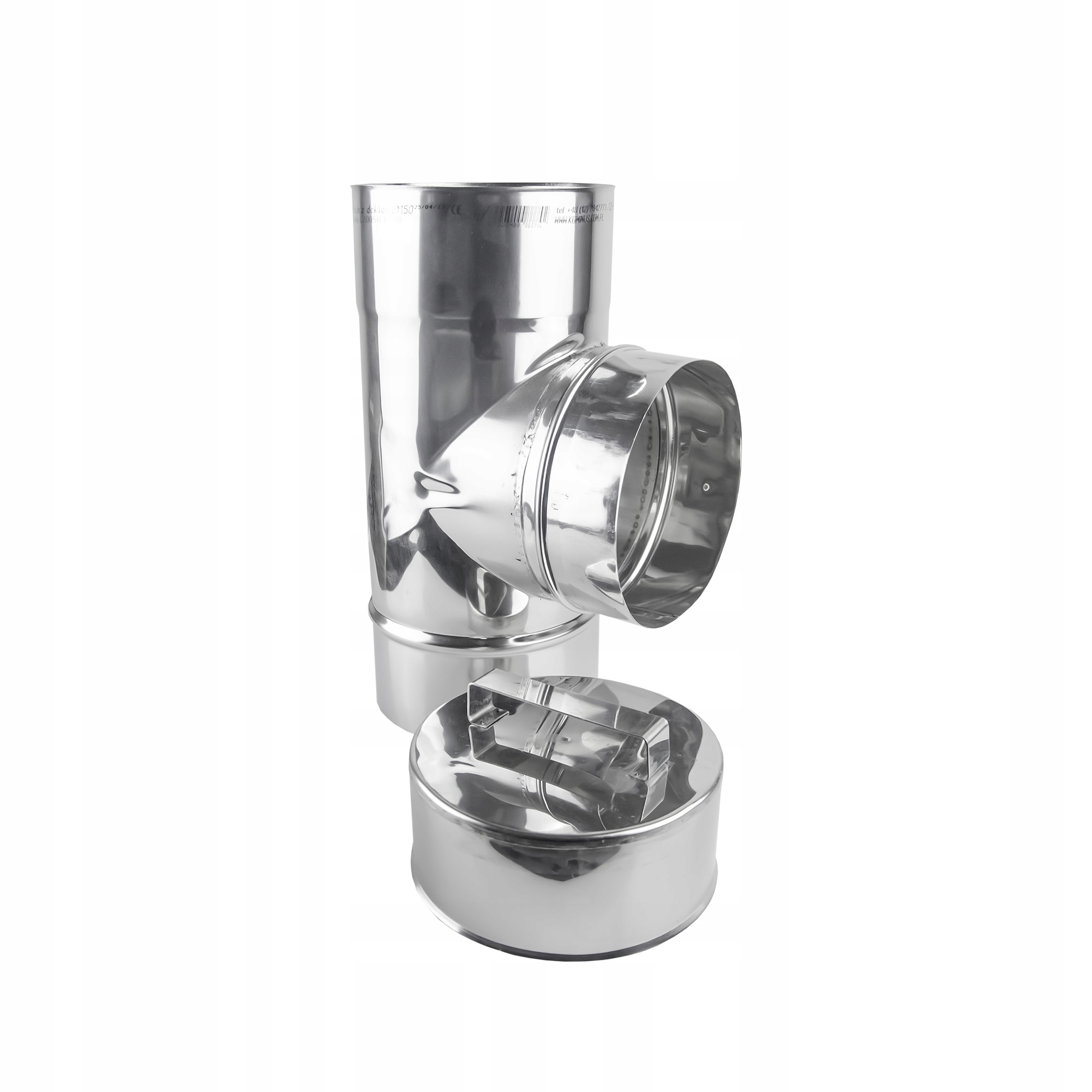 Ks trojhranná čistička s komínovým krytem kyselinovzdorná, průměr 225 mm, 0,5 mm