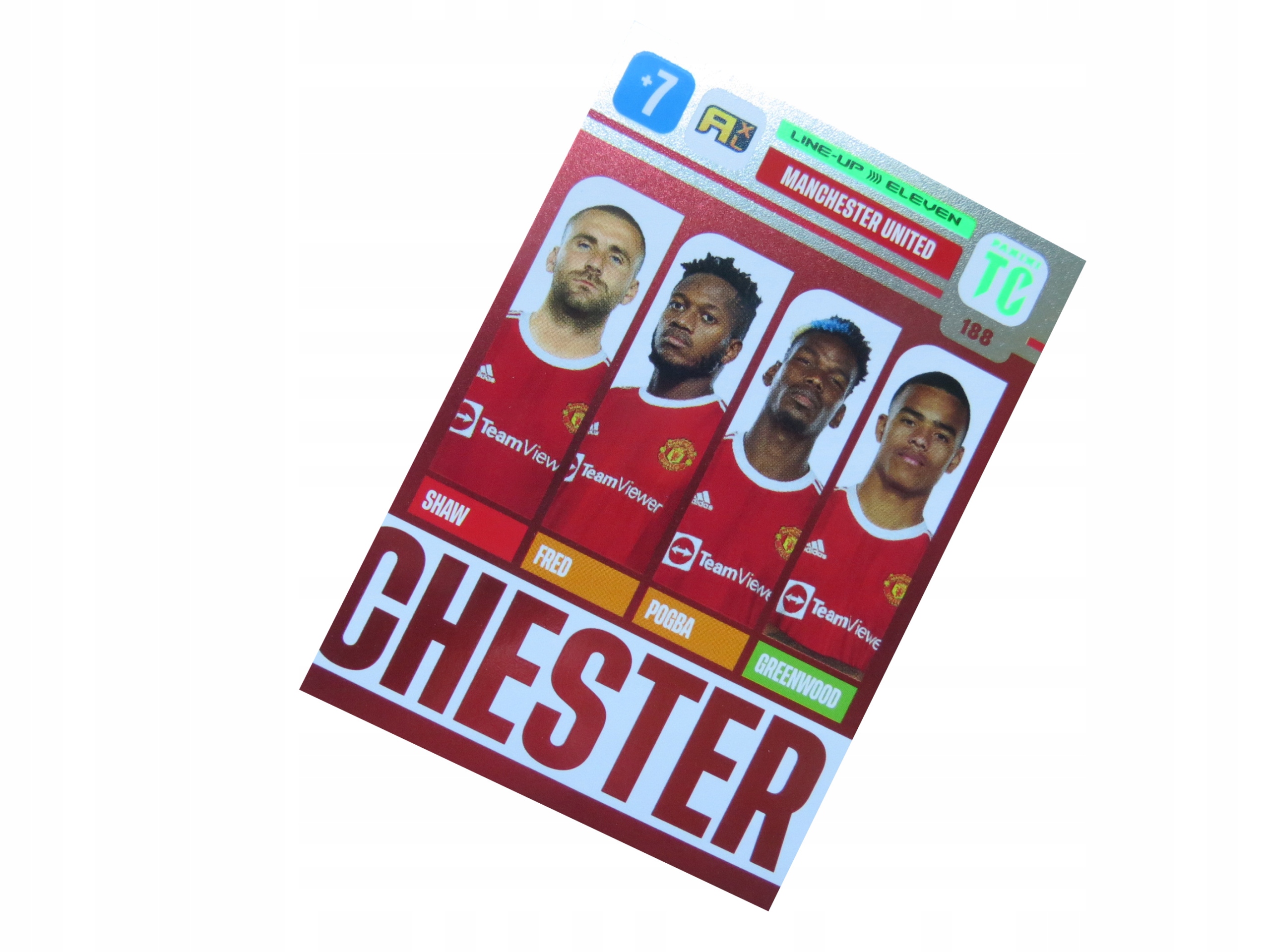 Panini Top Class Line-up Eleven Manchester United 188 Pogba Greenwood Fred