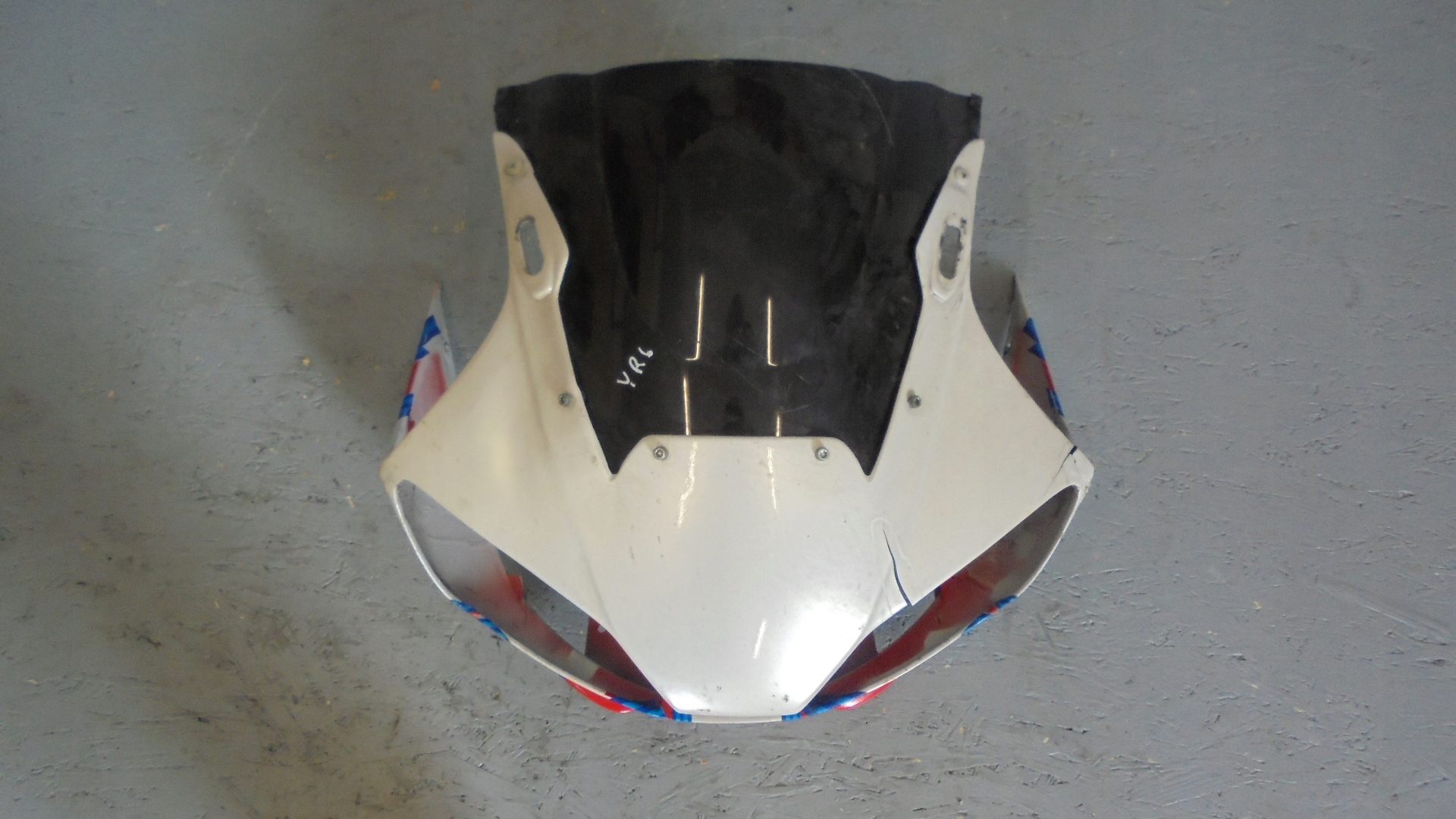 123457959 - YAMAHA R6 '00-' 02 навіс капот обтічник Вітрове скло