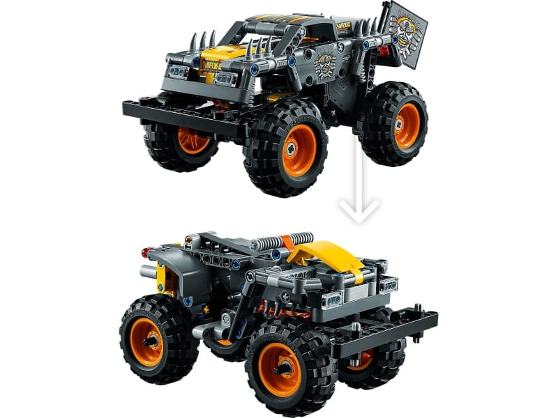 LEGO MONSTER TRUCK MAX-D MONSTER JAM QUAD JEEP 2w1 Liczba elementów 230 szt.