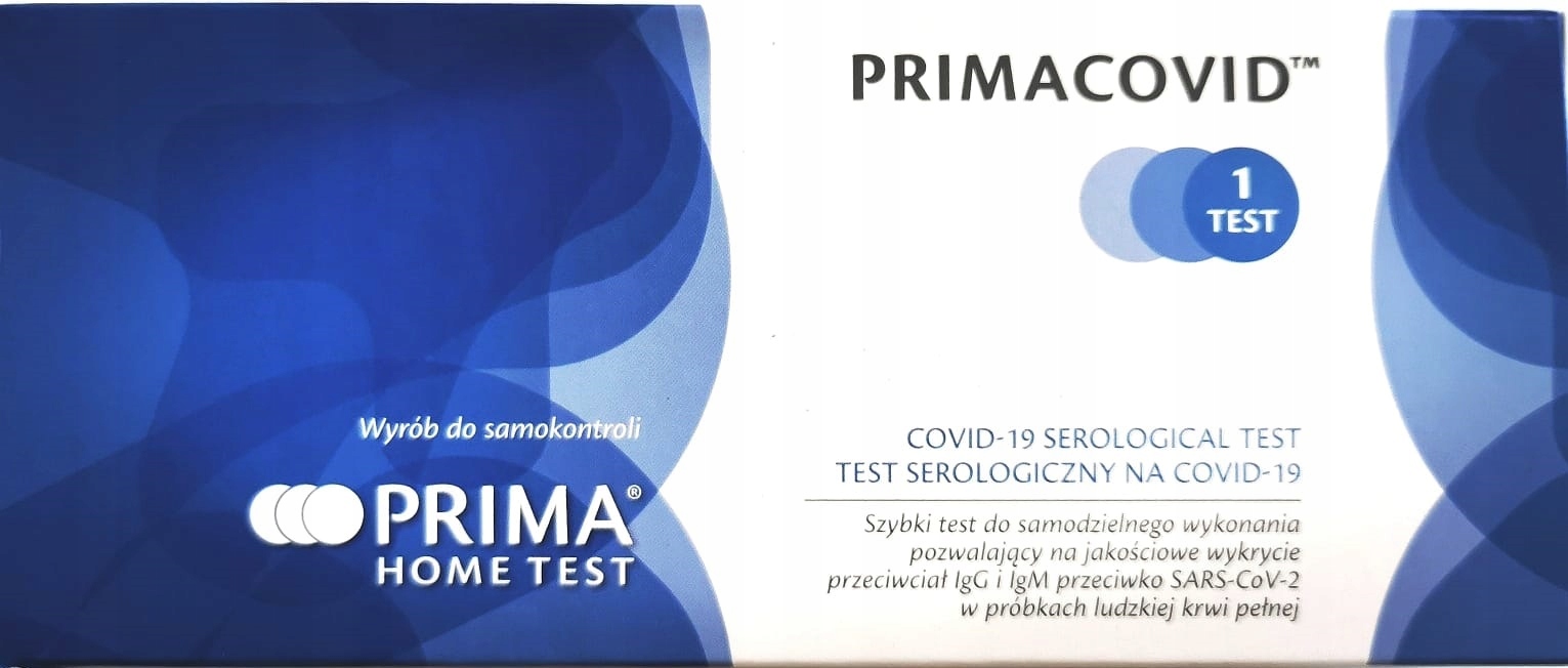 

Test Płytkowy Na Przeciwciała Prima IgG + IgM