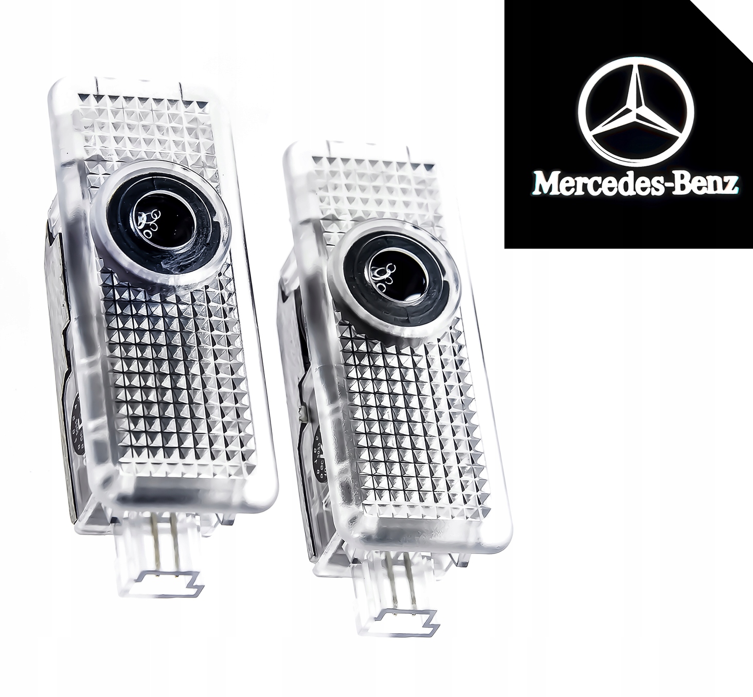 2 projektory Led Premium Logo Hd+ Mercedes Cla W117 Cls W218 C E Coupe