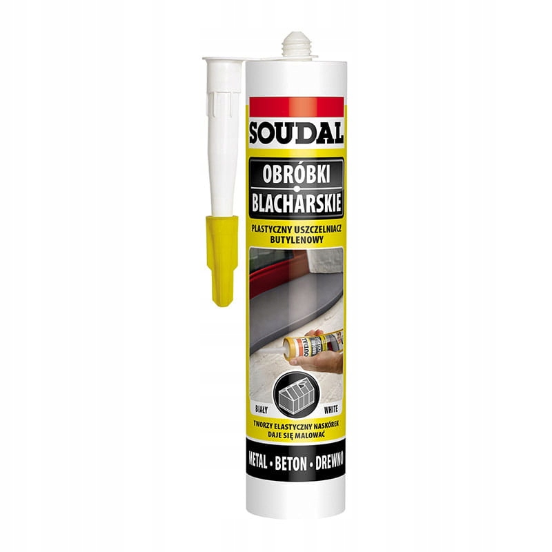 SOUDAL uszczelniacz butylenowy bialy 280 ml