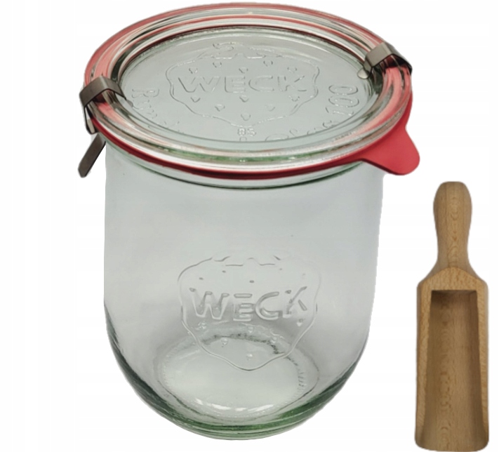 

Słoik przetwory Weck 6szt 1062ml 1L dodatki