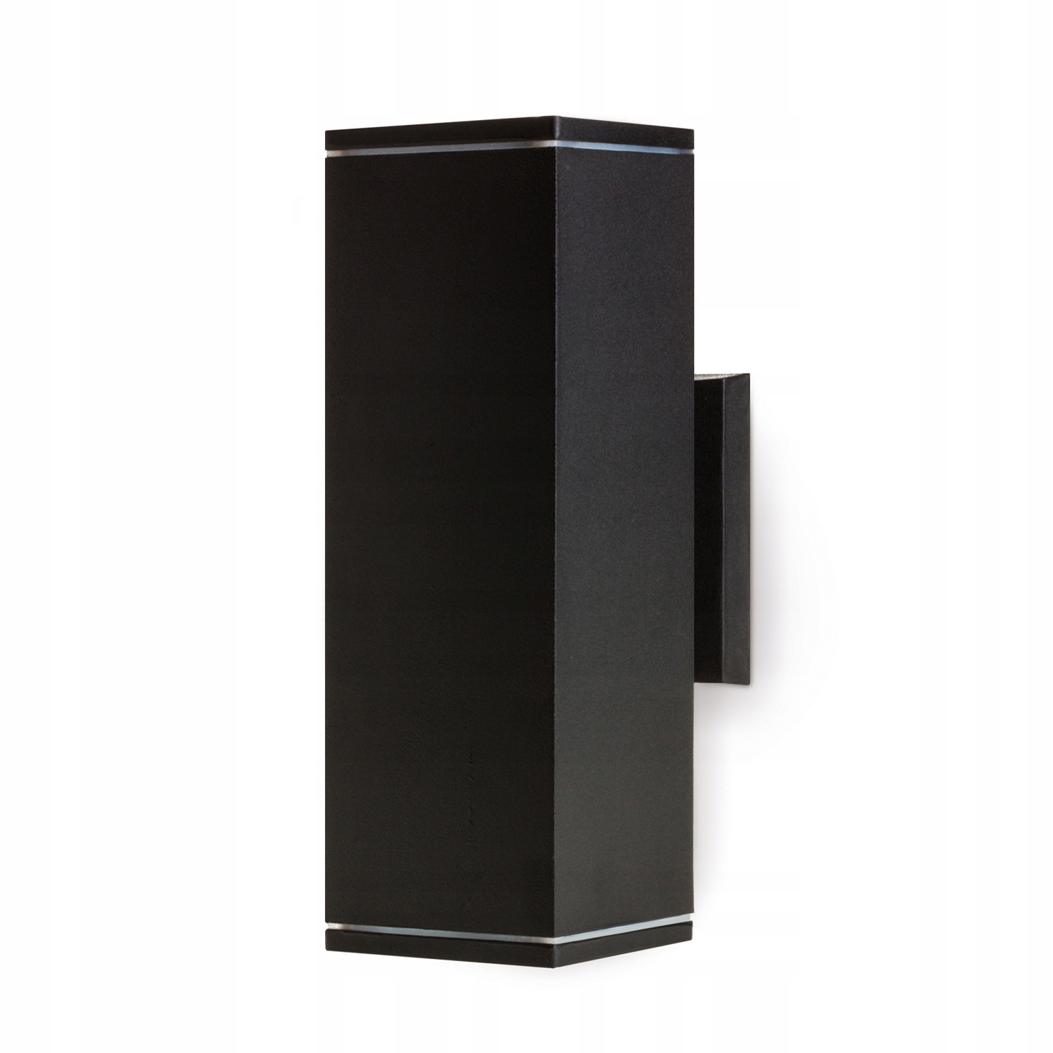 Lampa elewacyjna dwukierunkowa 2xGU10 kwadrat grafit Quazar 4 (260x90mm)