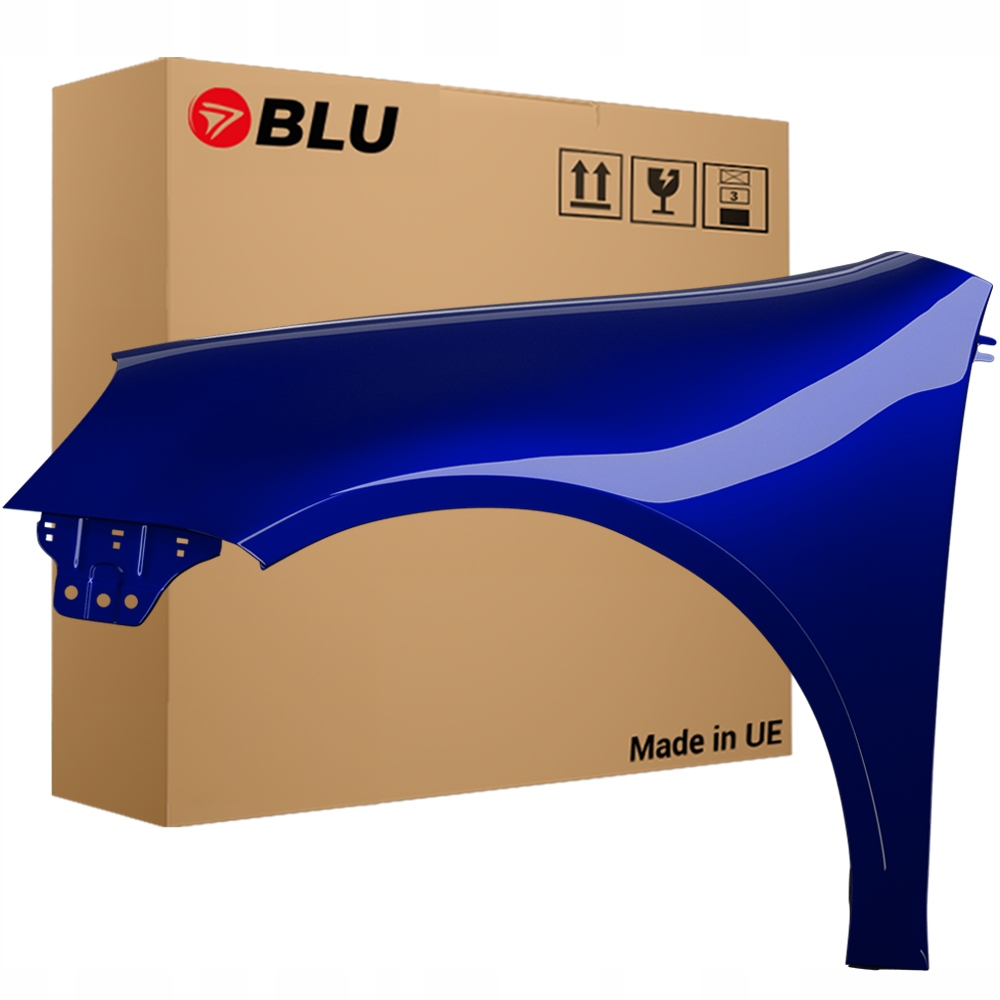 Blu Blatník Vw Golf V 5 LB5N levý modrý 03-09 přední hatchback pozink