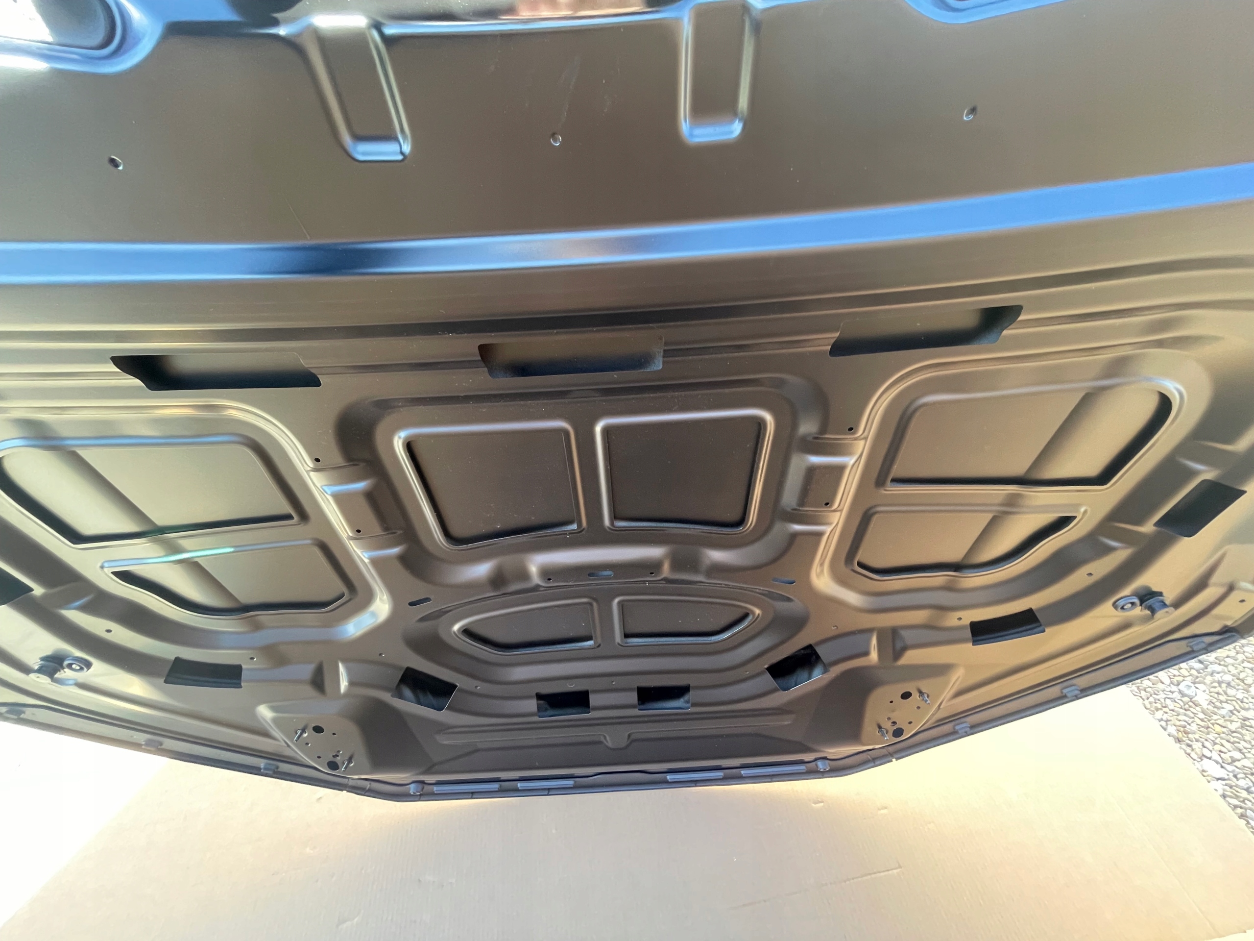 bonnet AUDI Q5 LIFT W colour LY9B original without MALOWANIA