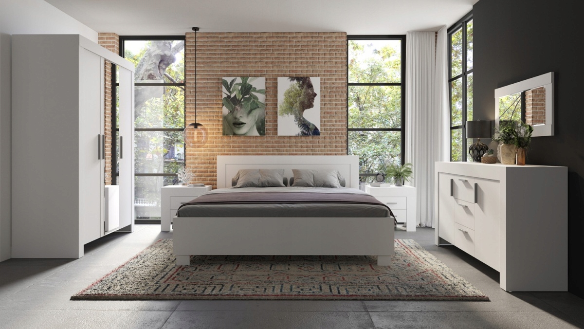 Biurko CEZAR 17A, Biurko 100cm, Białe Kolor mebla biały