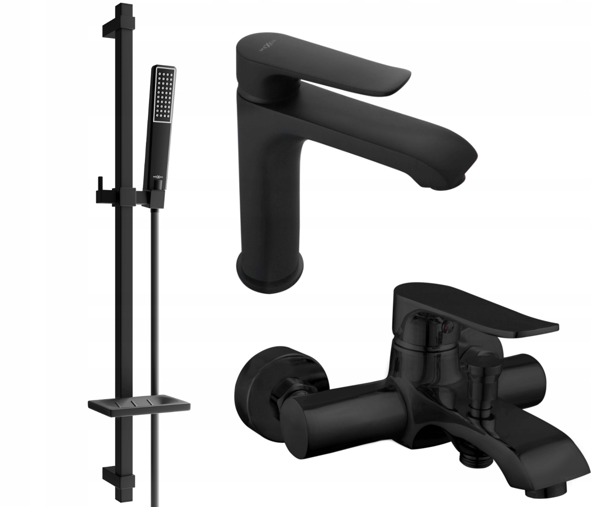 

Mexen Pecos DQ72 Zestaw Wannowy Bateria Czarny