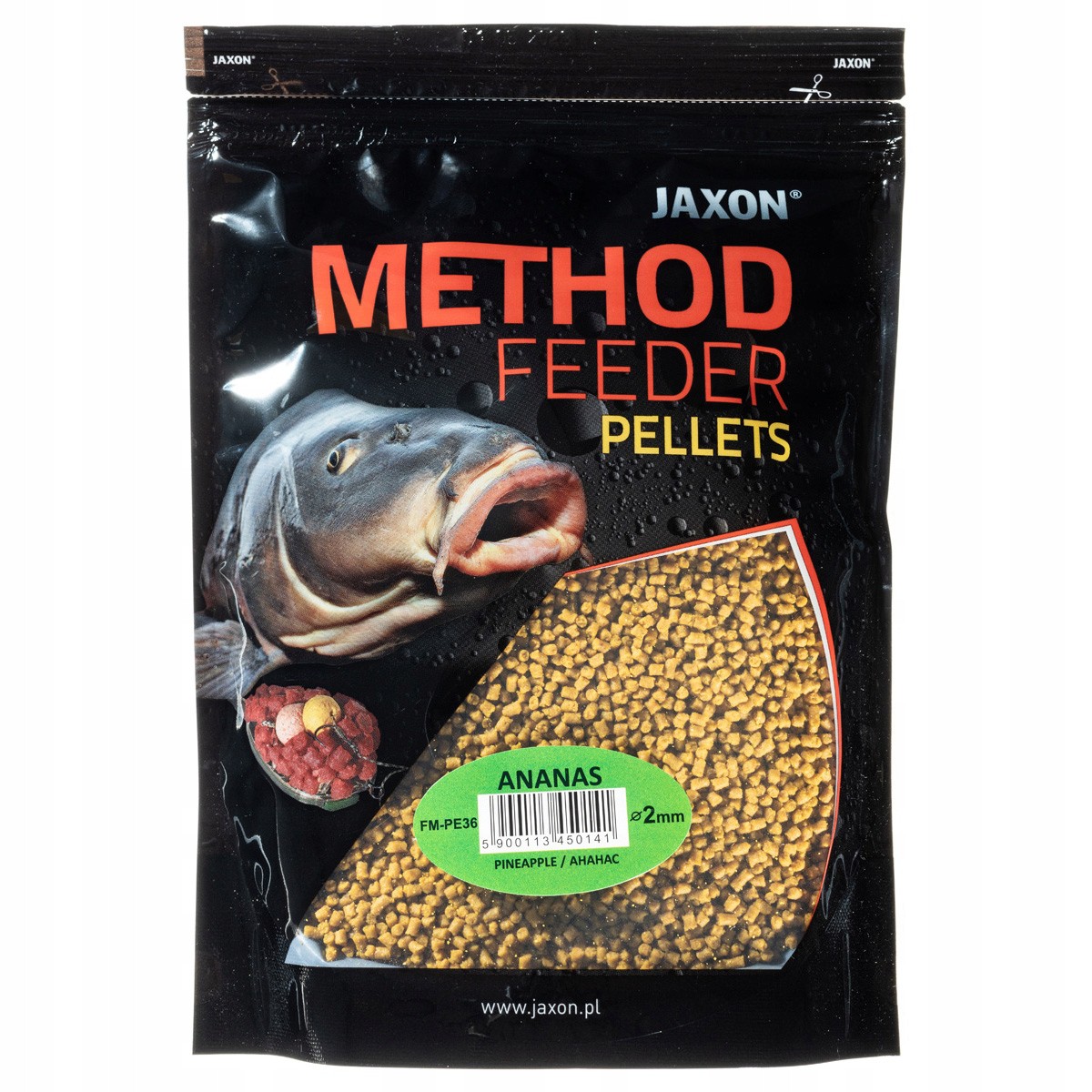 Pellet Jaxon Method 2MM Ananas 500G