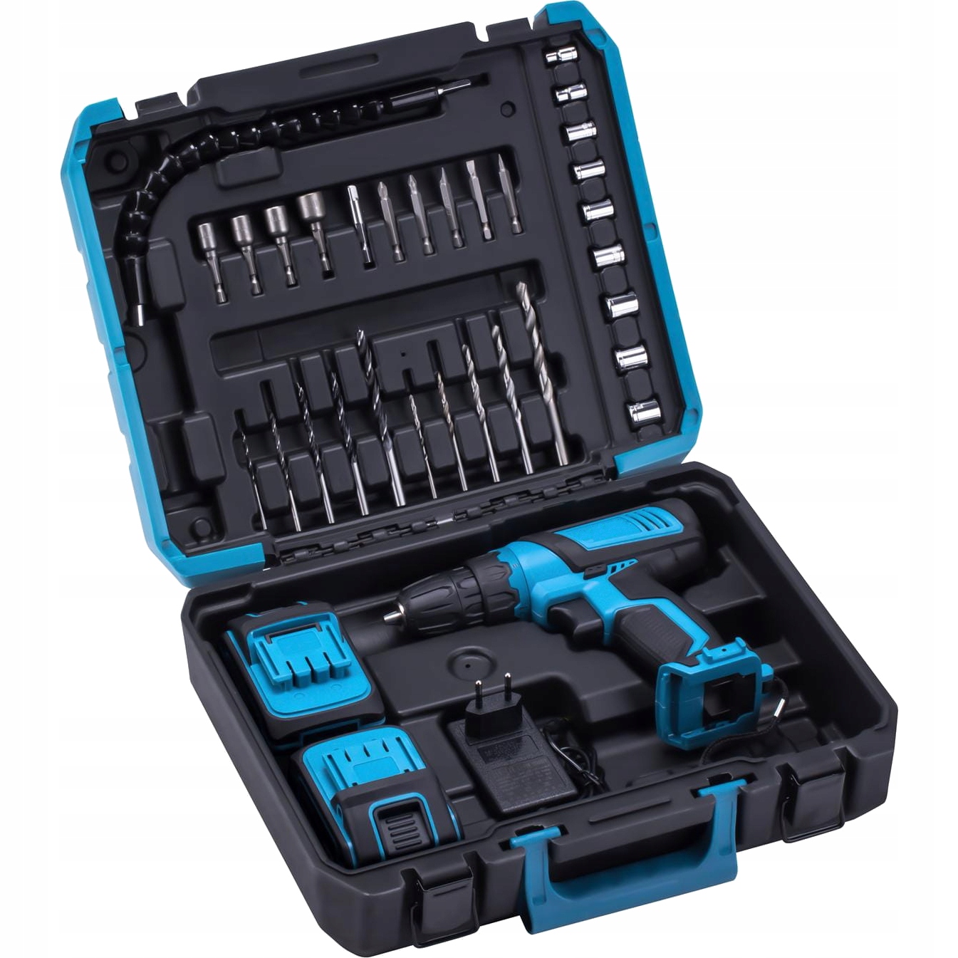 Aku Vrtačka Aku Příklepový 21V 2X Aku 2.0Ah Sada Kufr