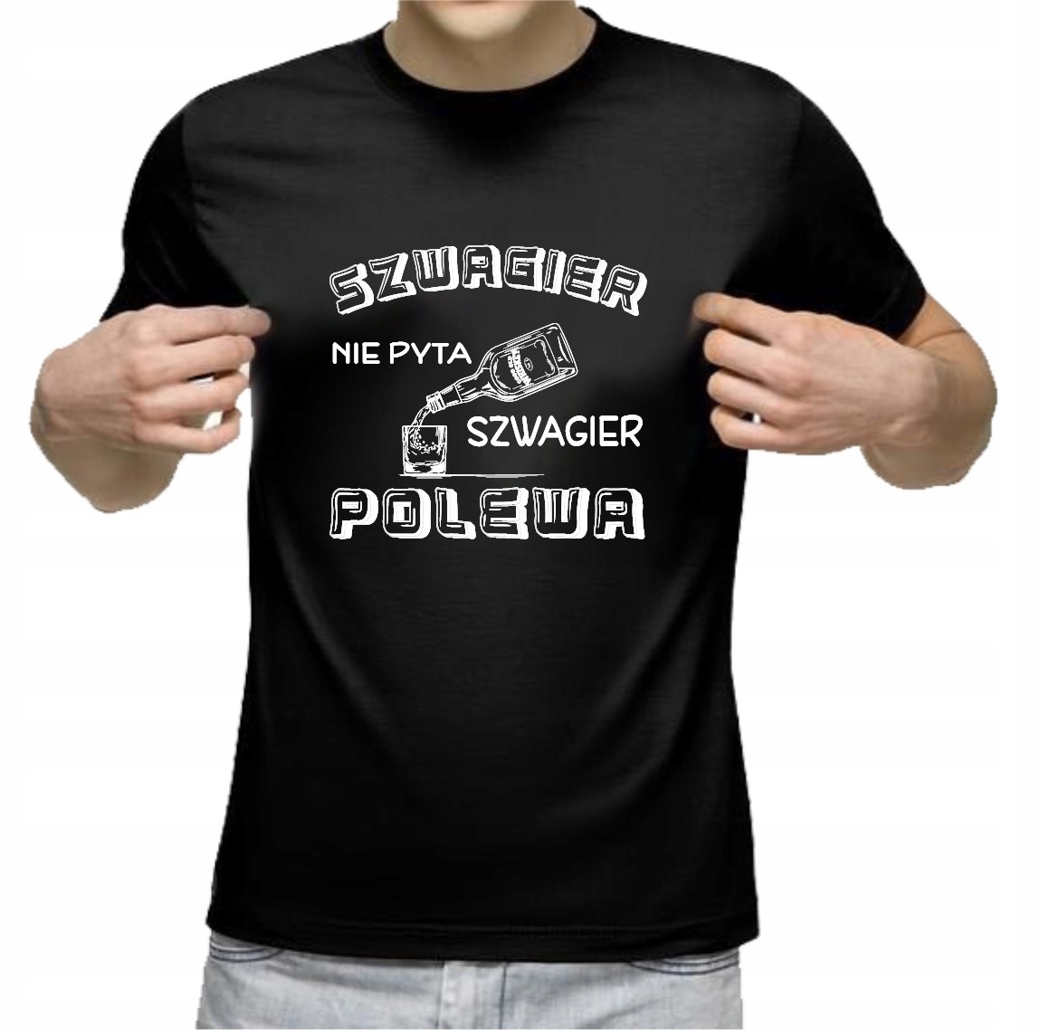 

Szwagier Nie Pyta Szwagier Polewa Koszulka Męska