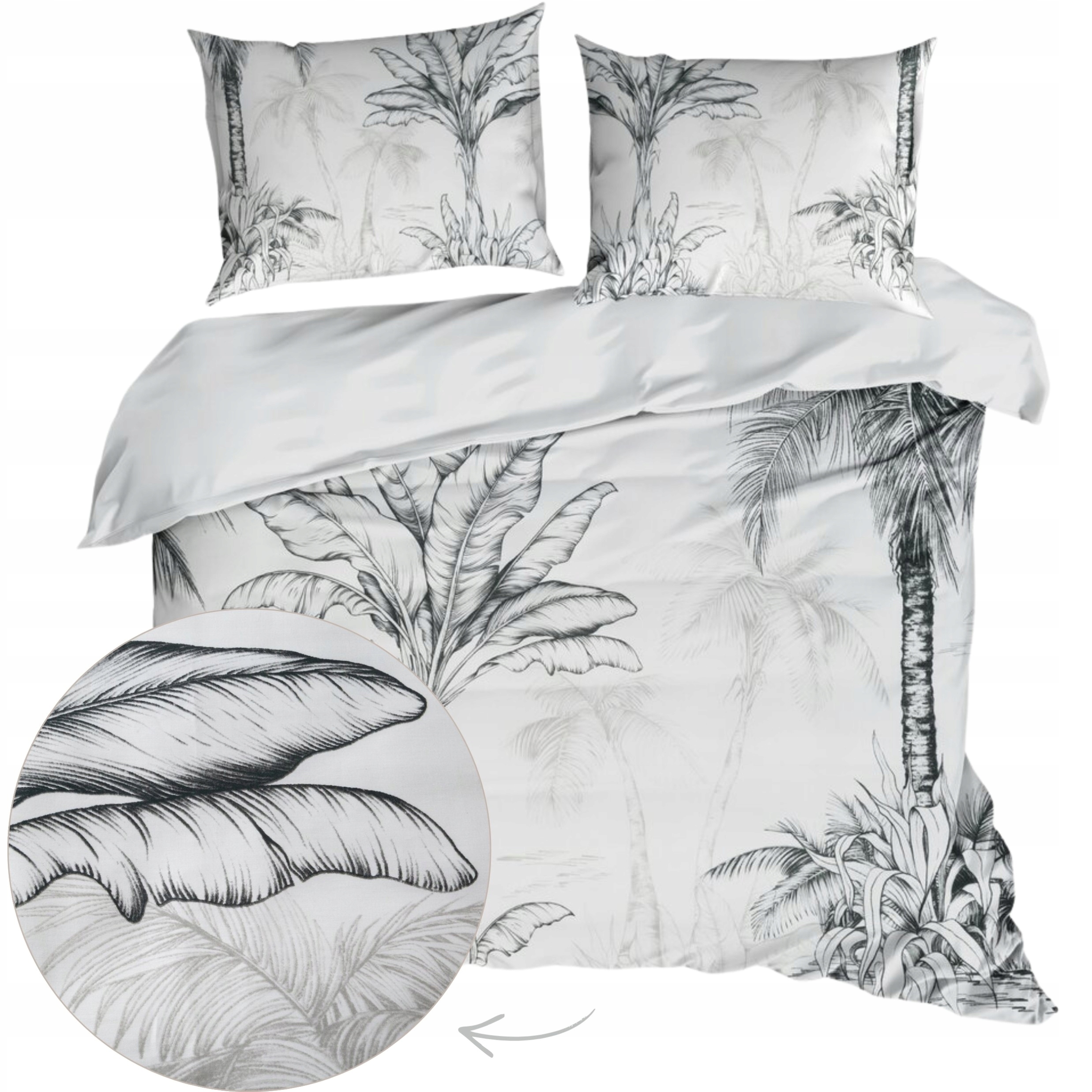 Povlečení 160x200 cm Bavlna satén sada povlaků na přikrývku polštář