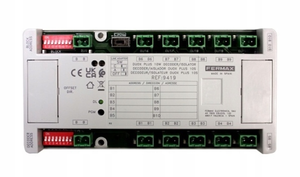 Fermax 9419 Dekoder izolator 10W Duox Plus