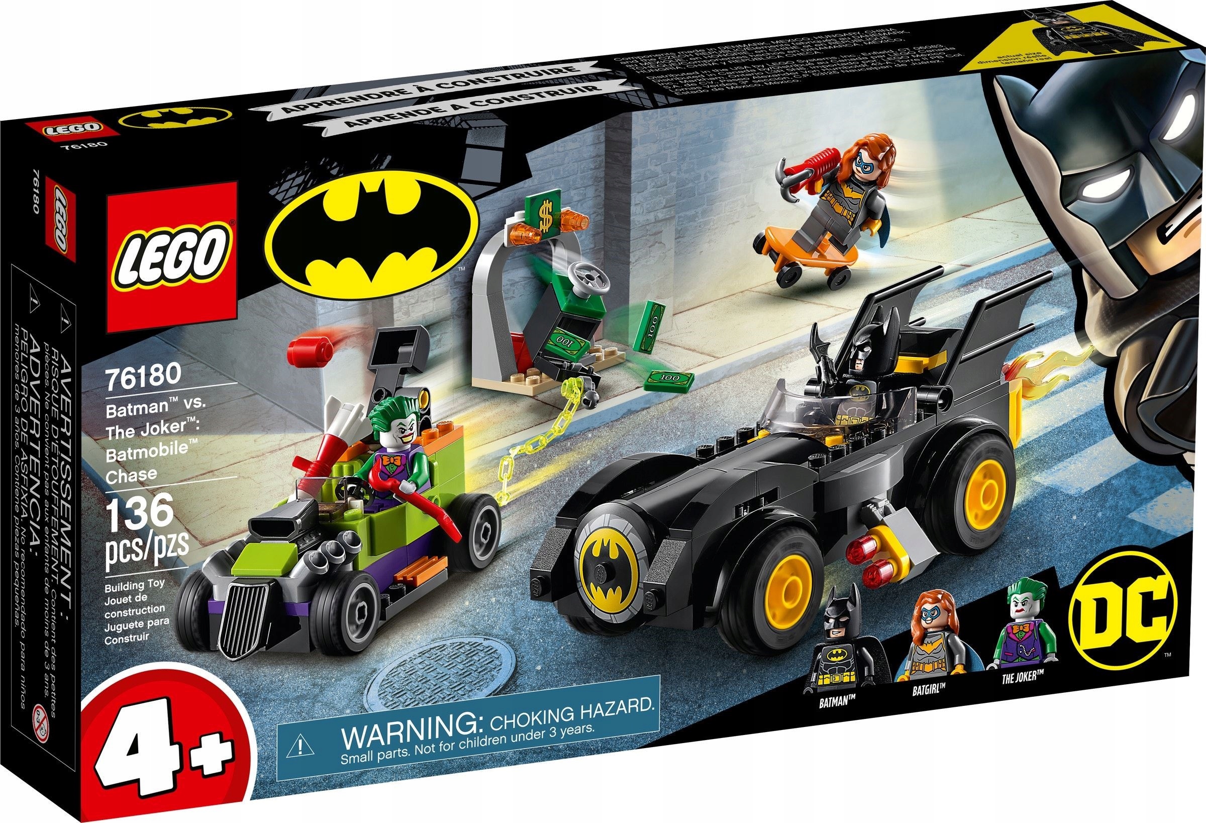 LEGO BATMAN 76180 BATMOBIL JOKER BATGIRL klocki (5702016912975