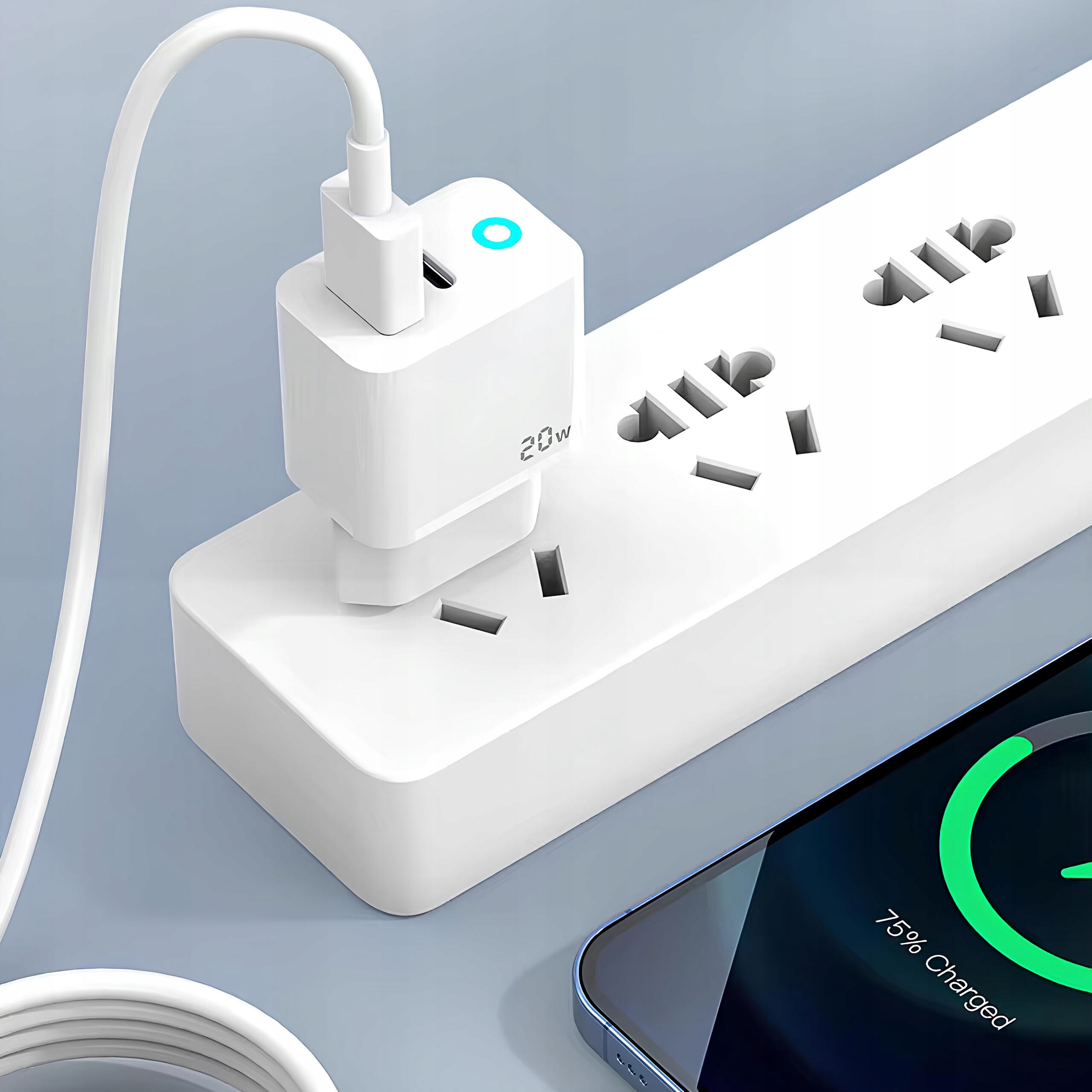 Szybka Ładowarka PD 20W do Telefonu IPHONE 12 13 14 PRO MAX 2x USB QC 3.0 Stan opakowania oryginalne