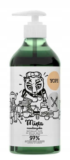 

Płyn Do Mycia Naczyń, Mięta Mandarynka 750ml, Yope
