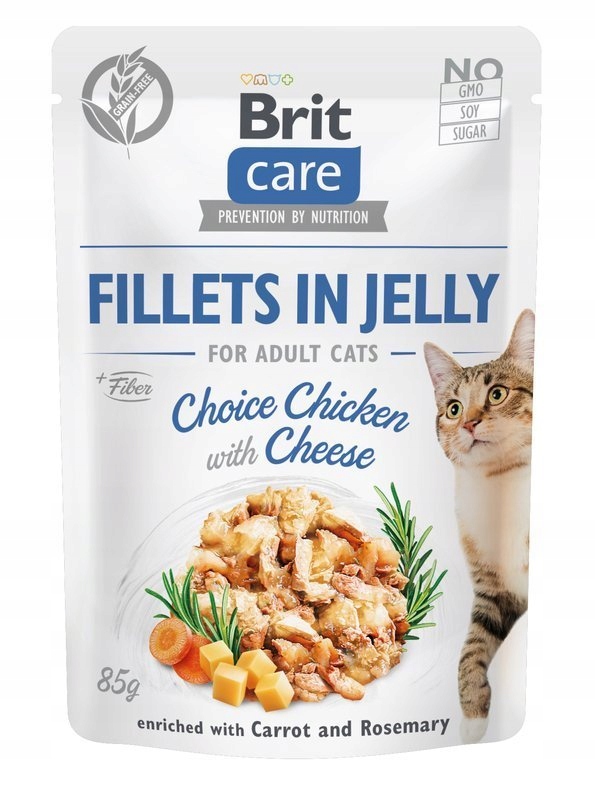 Levně Care Cat Fillets in Jelly Choice Chicken with