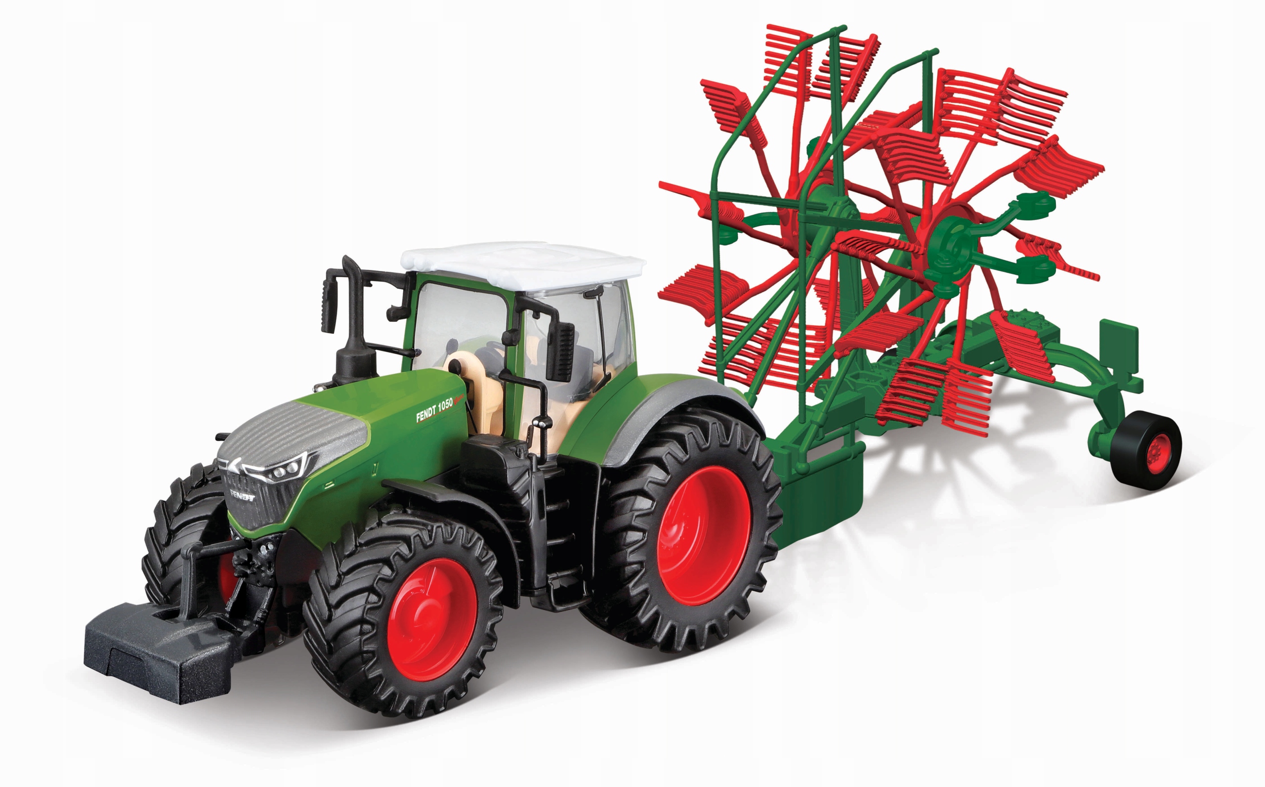 Traktor Fendt 1050 Vario shrnovač Bburago kov