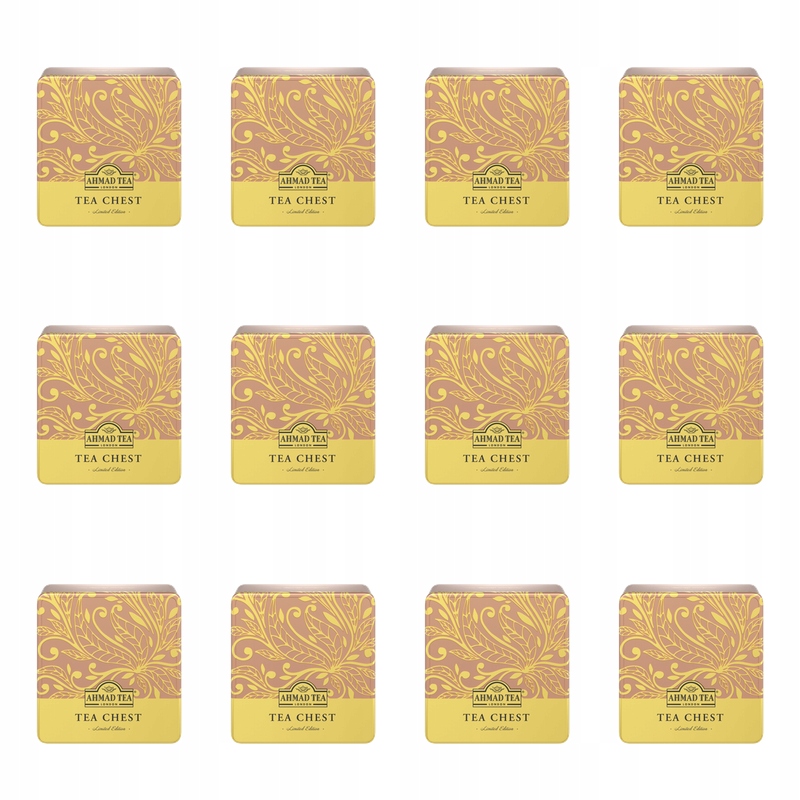 Tea Chest Four Ahmad Tea 40 kopert 80g X12