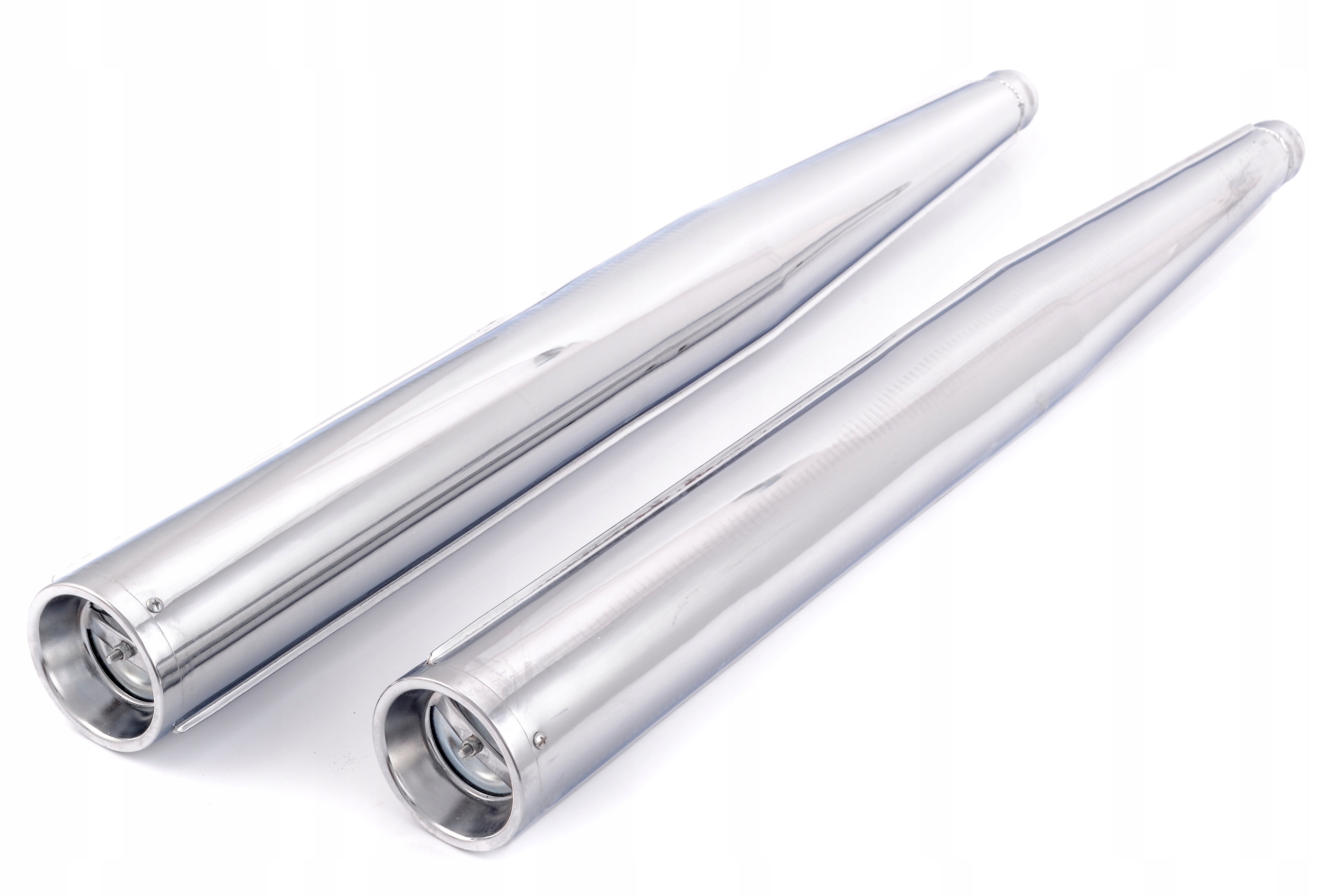 81190 - JAWA 350 6V ГЛУШНИК ХРОМ KPL ПРАВИЙ І ЛІВИЙ