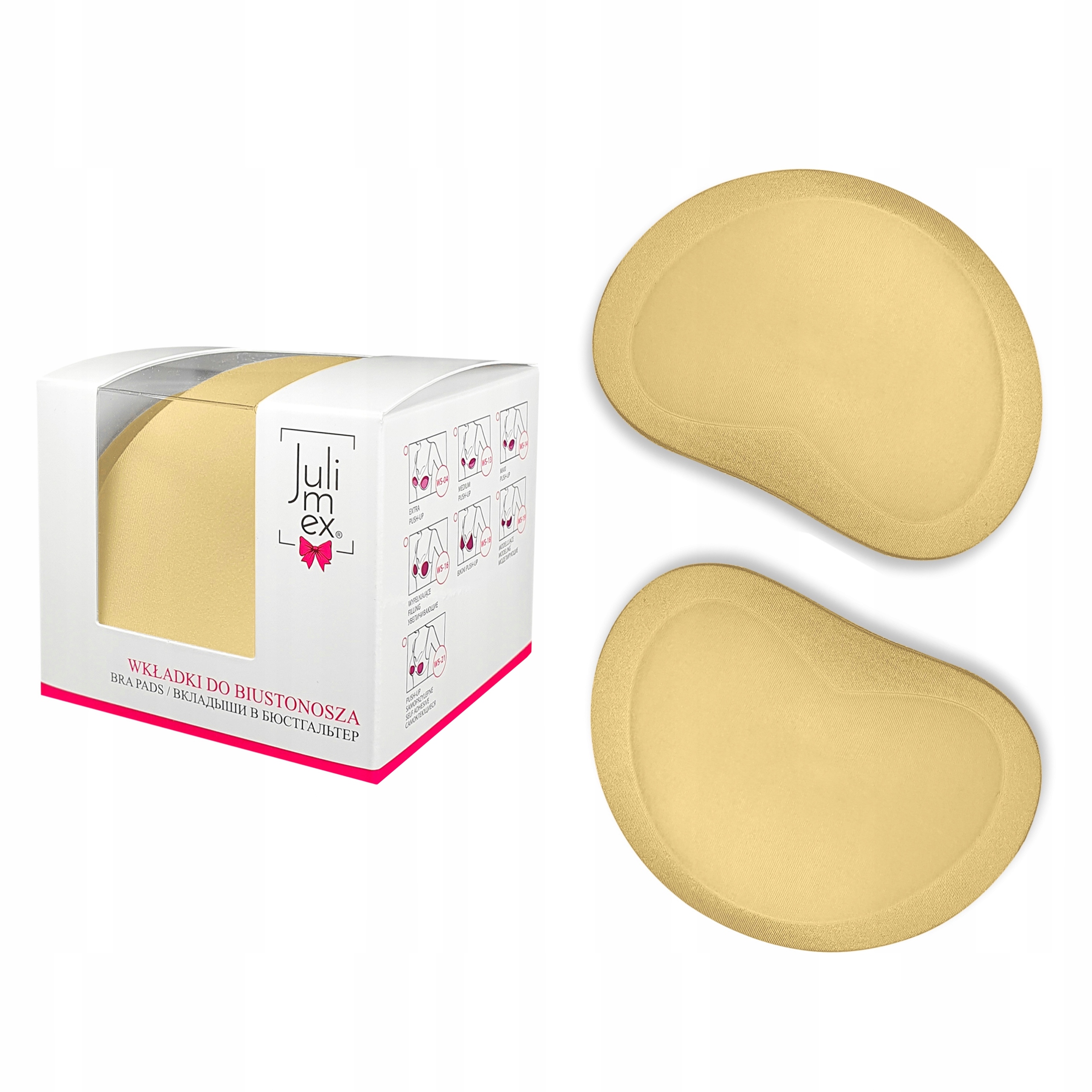 

Wkładki WS-21 samoprzylepne Julimex Pushup Beżowe