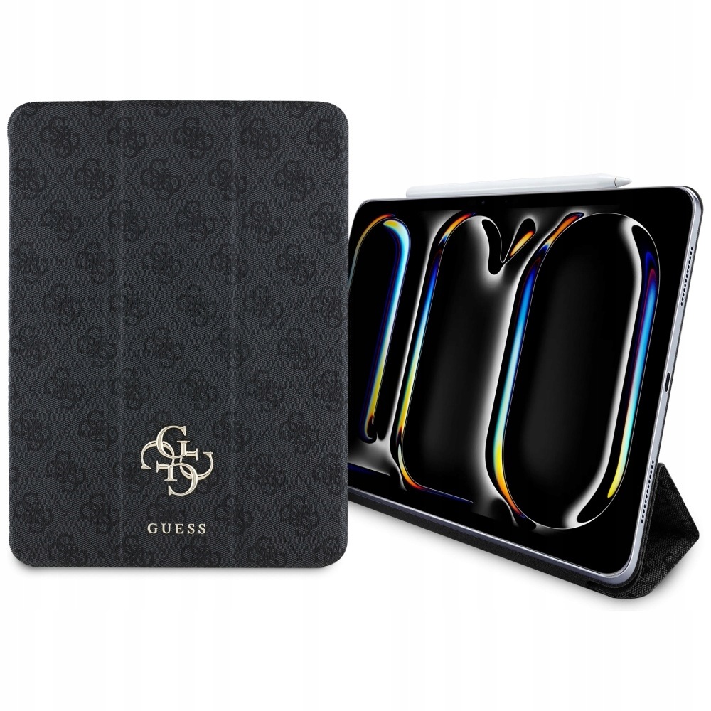 Guess GUFC11PM24PS4SGK iPad Pro 11 2024 černý/černý Magnetic 4G Big Logo