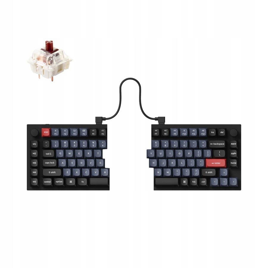 Keychron Q11 Qmk Split Klawiatura Customowa Mechaniczna Gateron Pro Brown