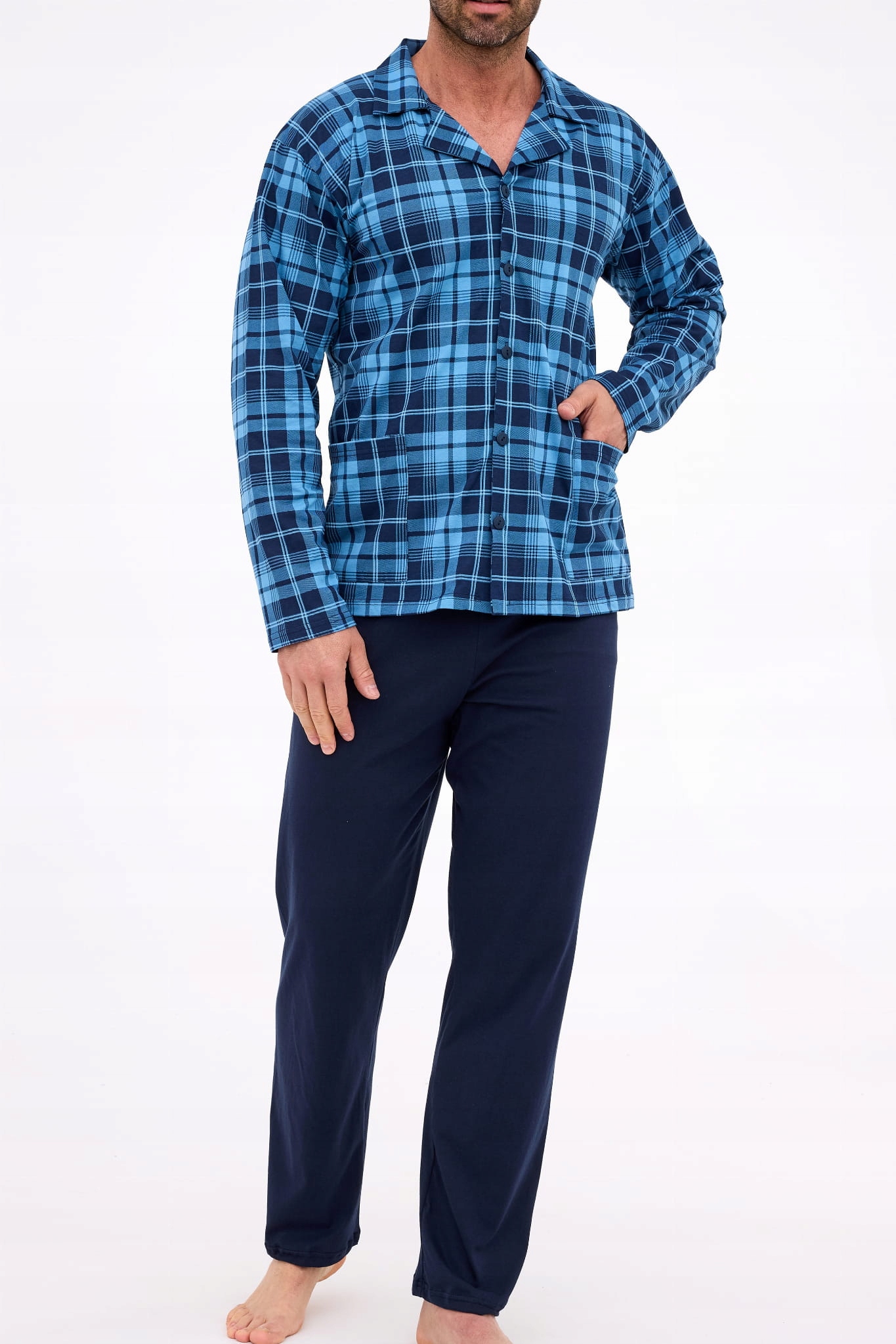 Rozpínací pánské pyžamo Cornette 114/82 [Velikost 2XL]