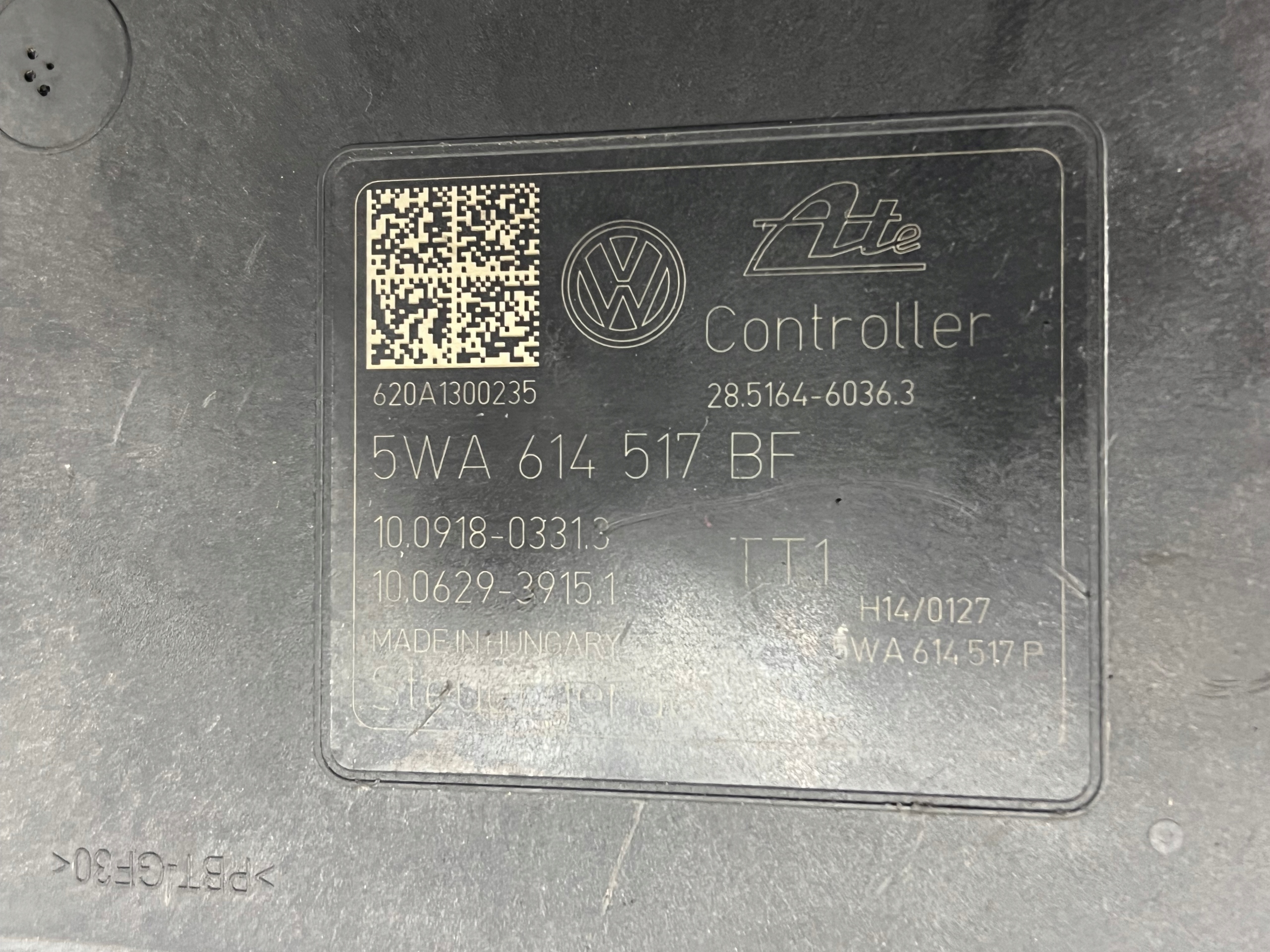 GOLF VIII 8 SEAT LEON IV 4 pump ABS ESC control unit 5WA614517BF