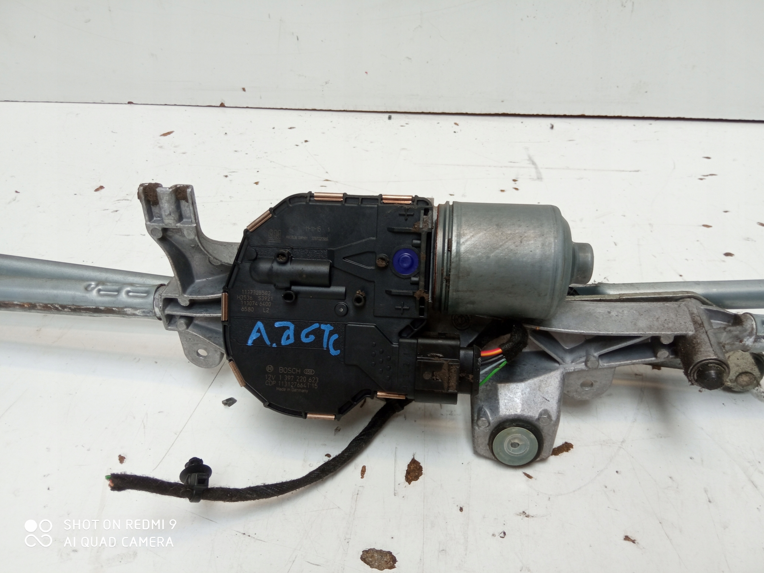OPEL ASTRA J GTC 3D wiper mechanism front EU