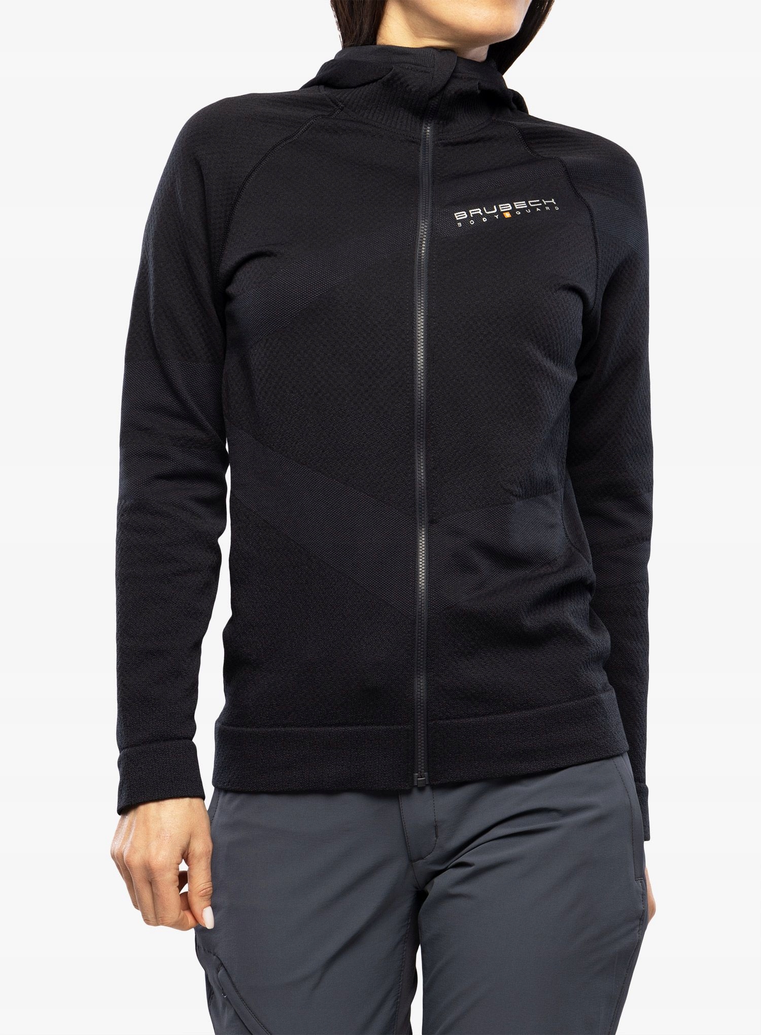 Bluza rozpinana damska Brubeck Thermo Wool by Pustelnik black L