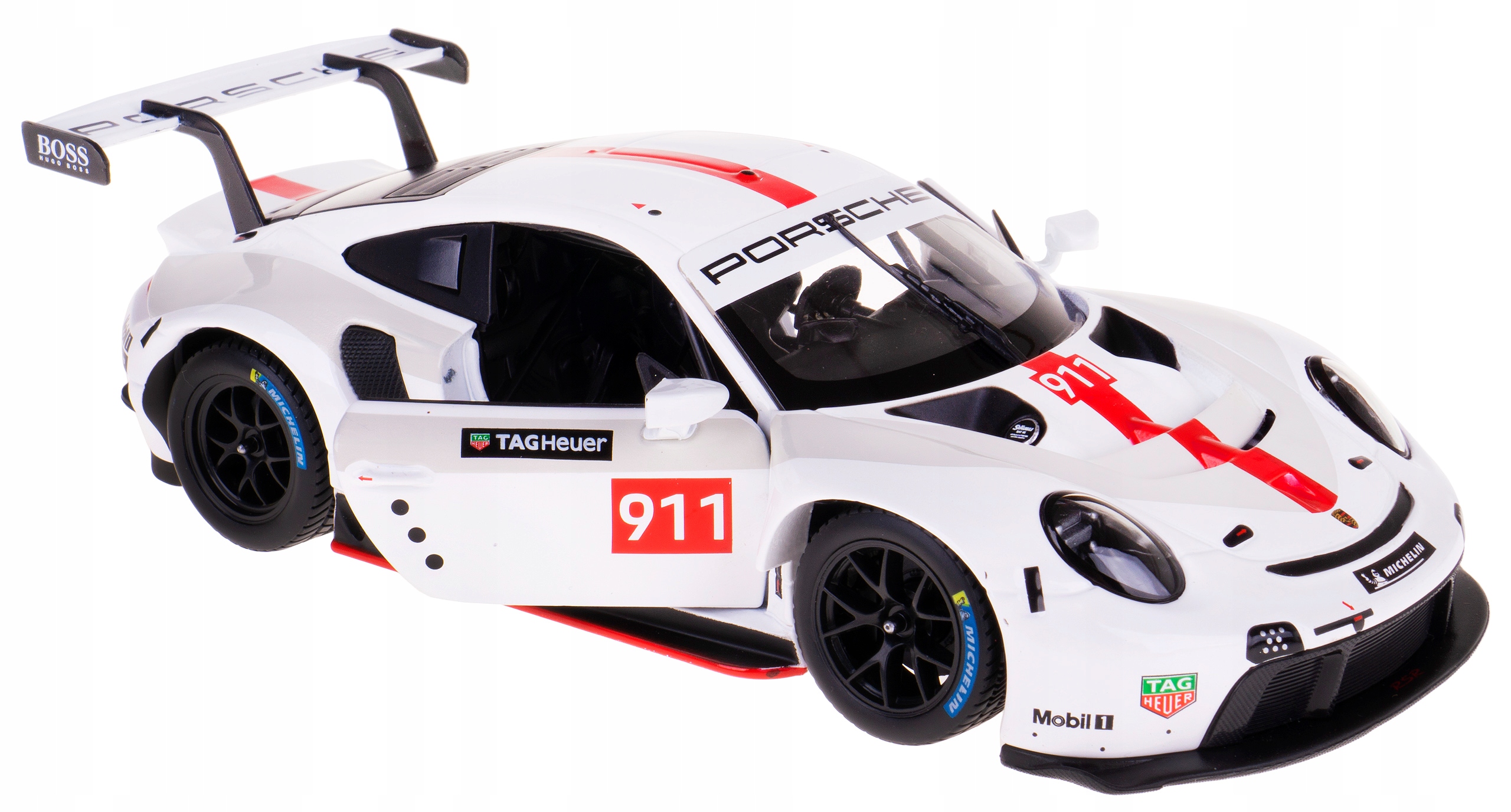 

Porsche 911 Rsr Gt Model Metalowy Bburago 1:24 Bia
