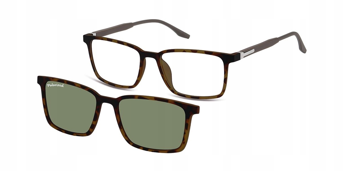 Okulary Oprawki Zerówki Clip On Nakładki Przeciwsłoneczne UV400 Polaryzacja