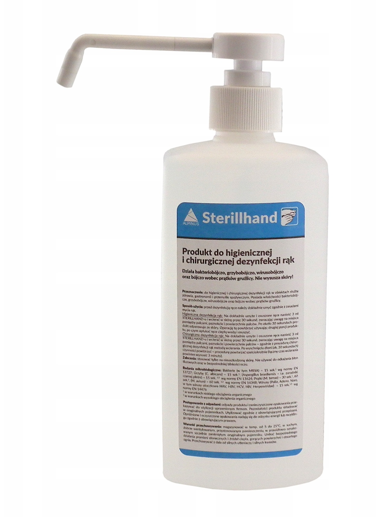 

Płyn do dezynfekcji rąk i skóry 500ml Sterillhand