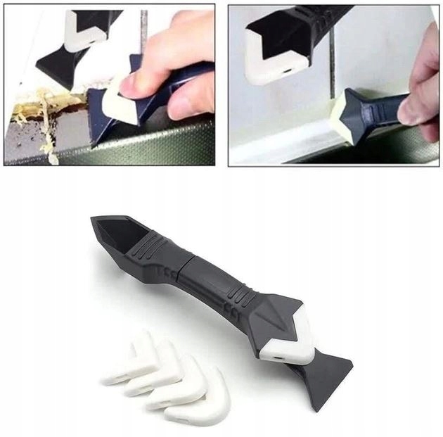 5w1 SZPACHELKA SKROBAK USUWANIA SILIKONU FUGI 17 NOŻYK SPOIN TRWAŁY Waga produktu z opakowaniem jednostkowym 0.047 kg