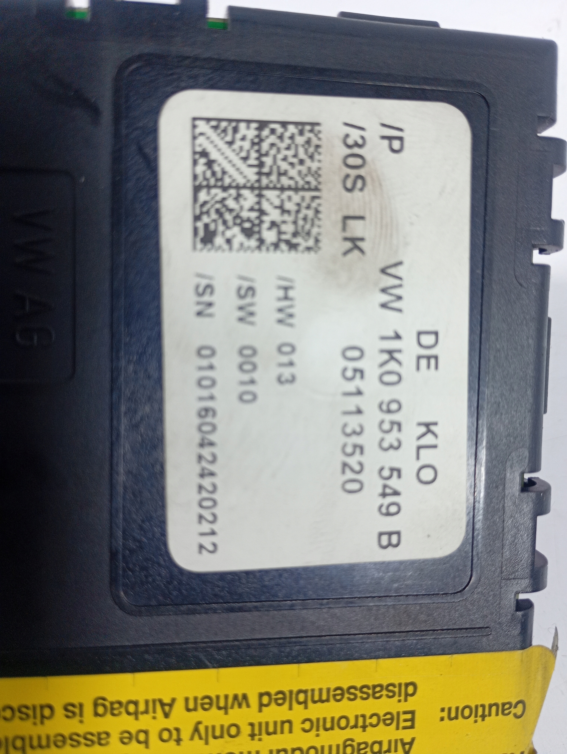 module control unit of the sensor KATA steering OE 1K0953549B Seat Altea 5P 04-15