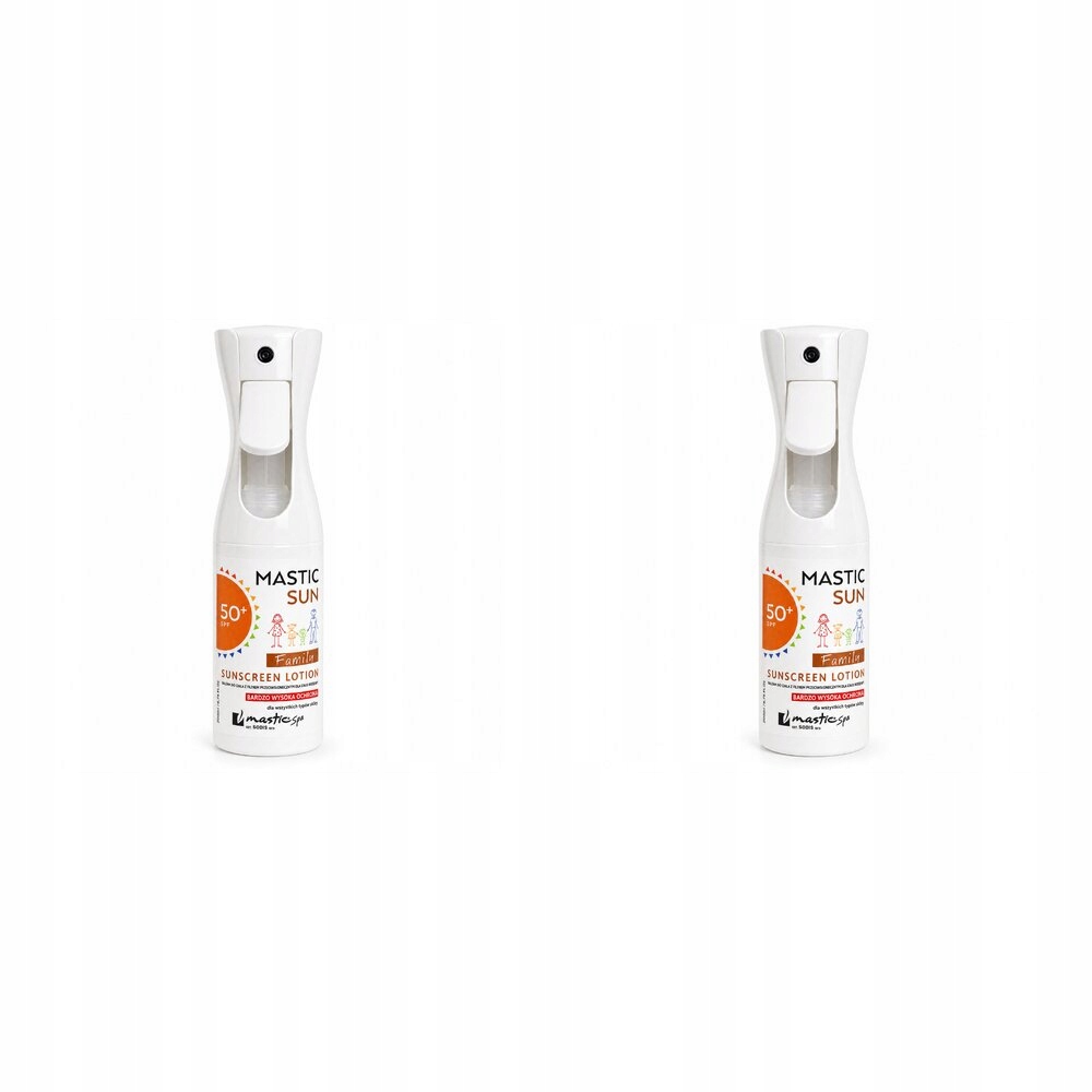 Opalovací balzám na tělo SPF50+ pro rodinu 200 Ml M sada 2 ks