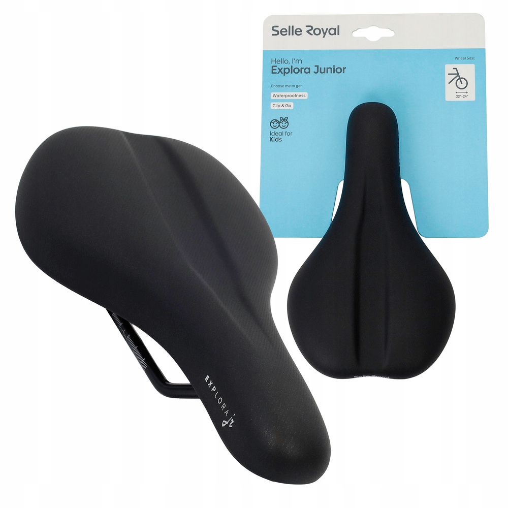 Siodełko rowerowe małe dziecięce Selle Royal Explora Junior, rozmiar L