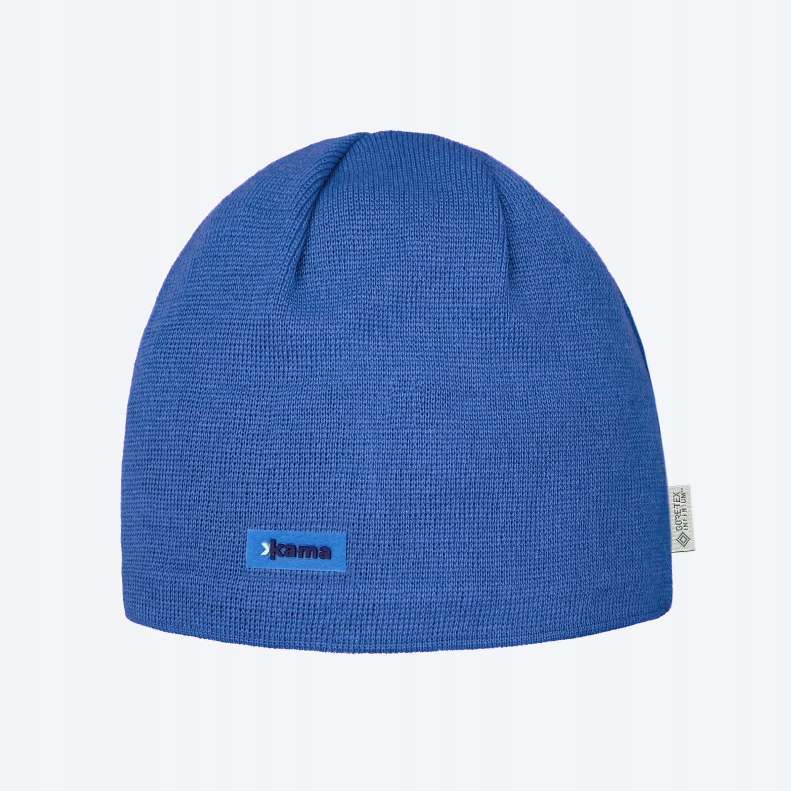 AW 19 r. L niebieska z merino i membraną gore tex infinium czapka Kama