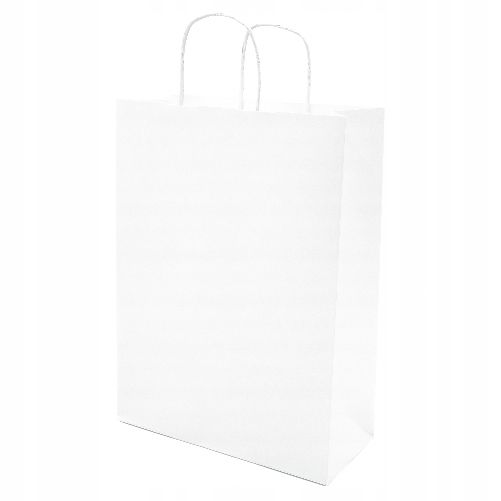 Torba papierowa eko biała 240x100x320 100 szt.