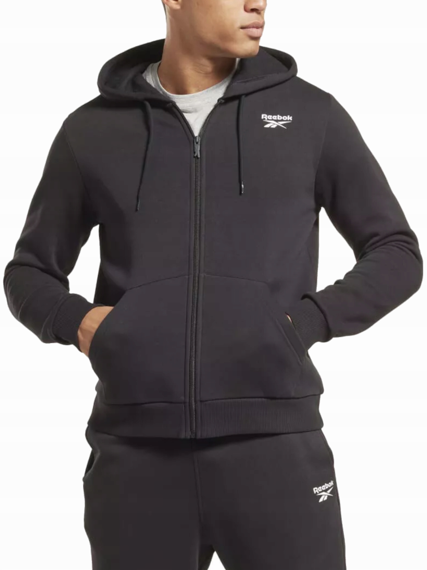 pánská mikina Reebok S Kapucí HS7374 rozkládací S
