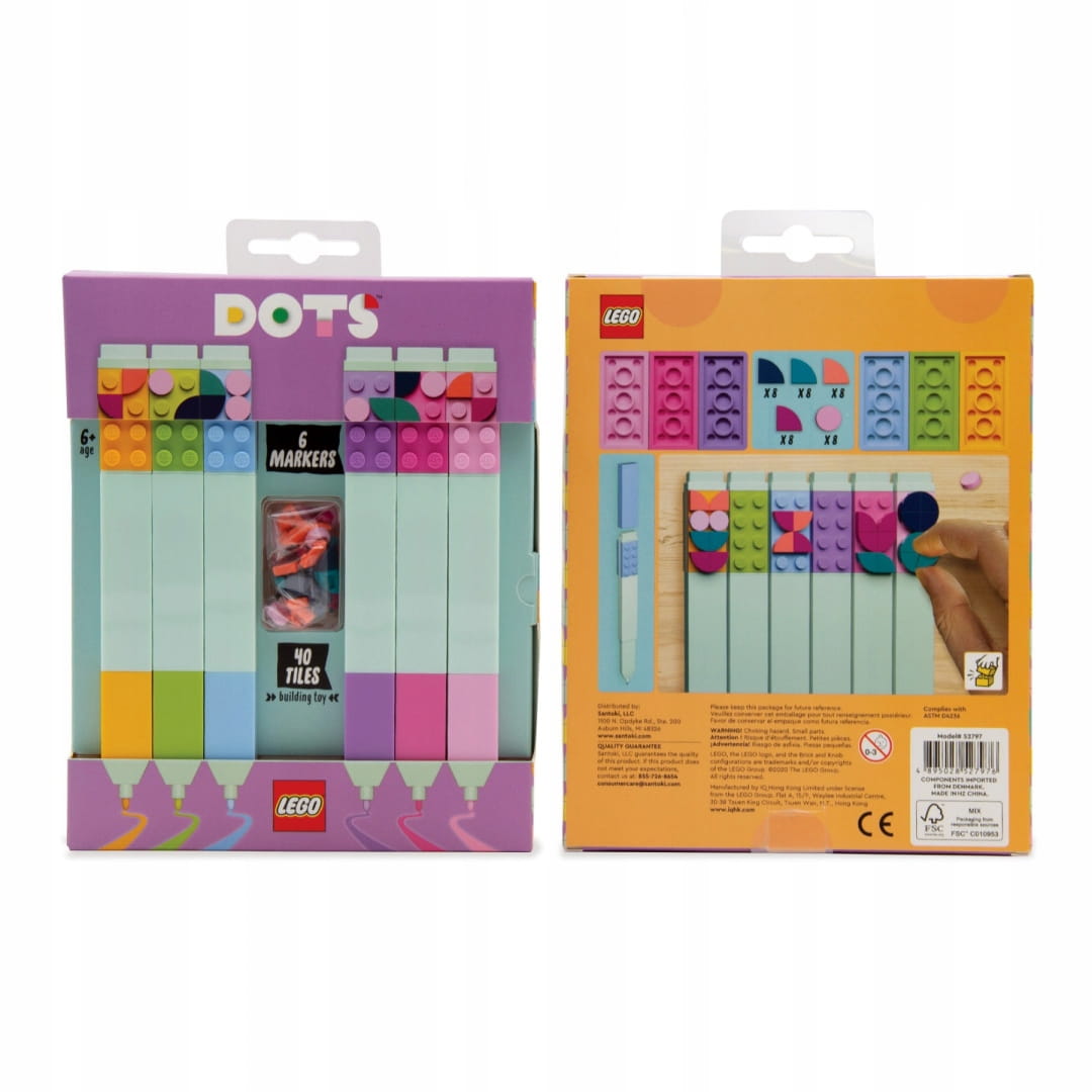 

Lego 52797 Dots Flamastry z klockami do dekoracji
