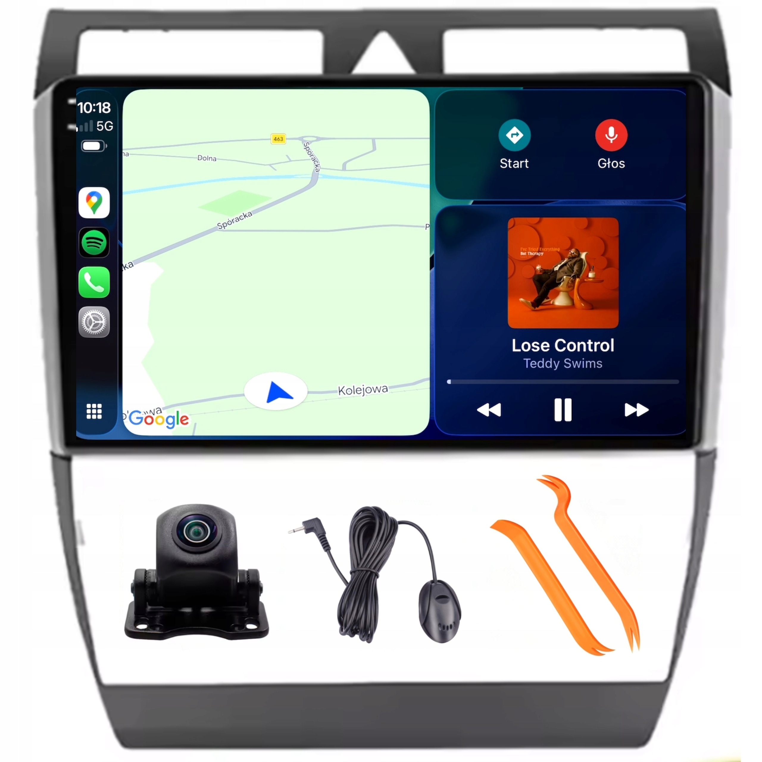 Rádio Android Navigácia M8250 Qled Carplay Lte Gps Dsp Audi A6 C5 97-04