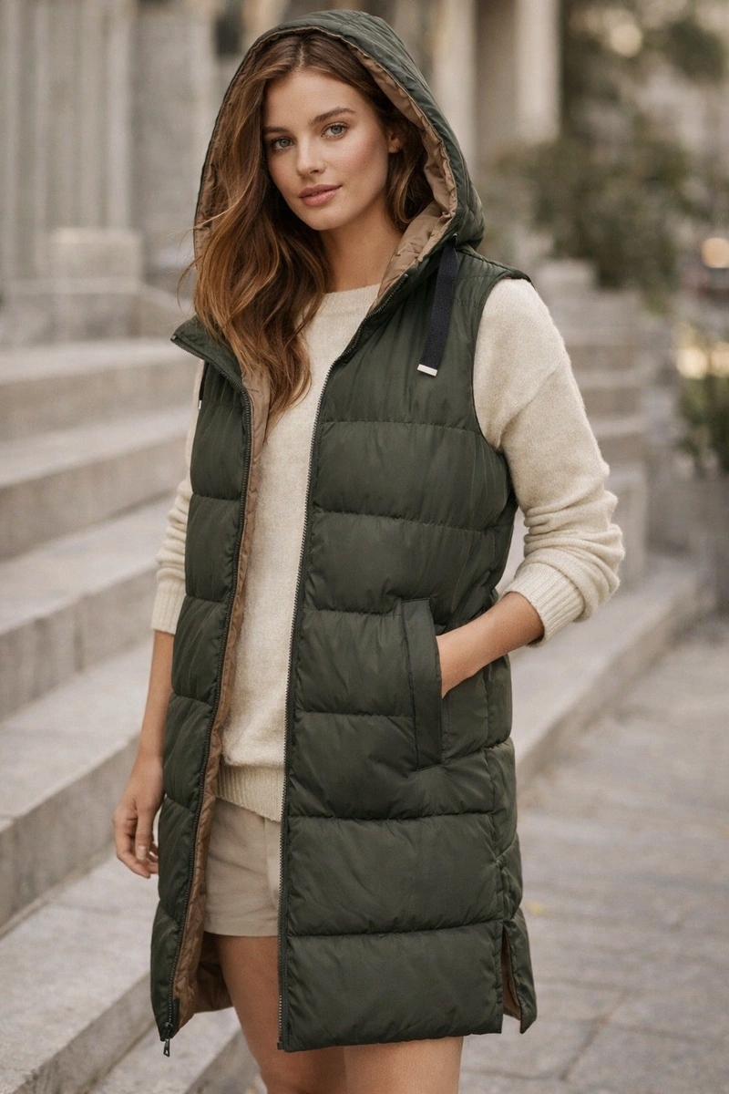 Vesta S Kapucí B8159 Khaki XL (42)