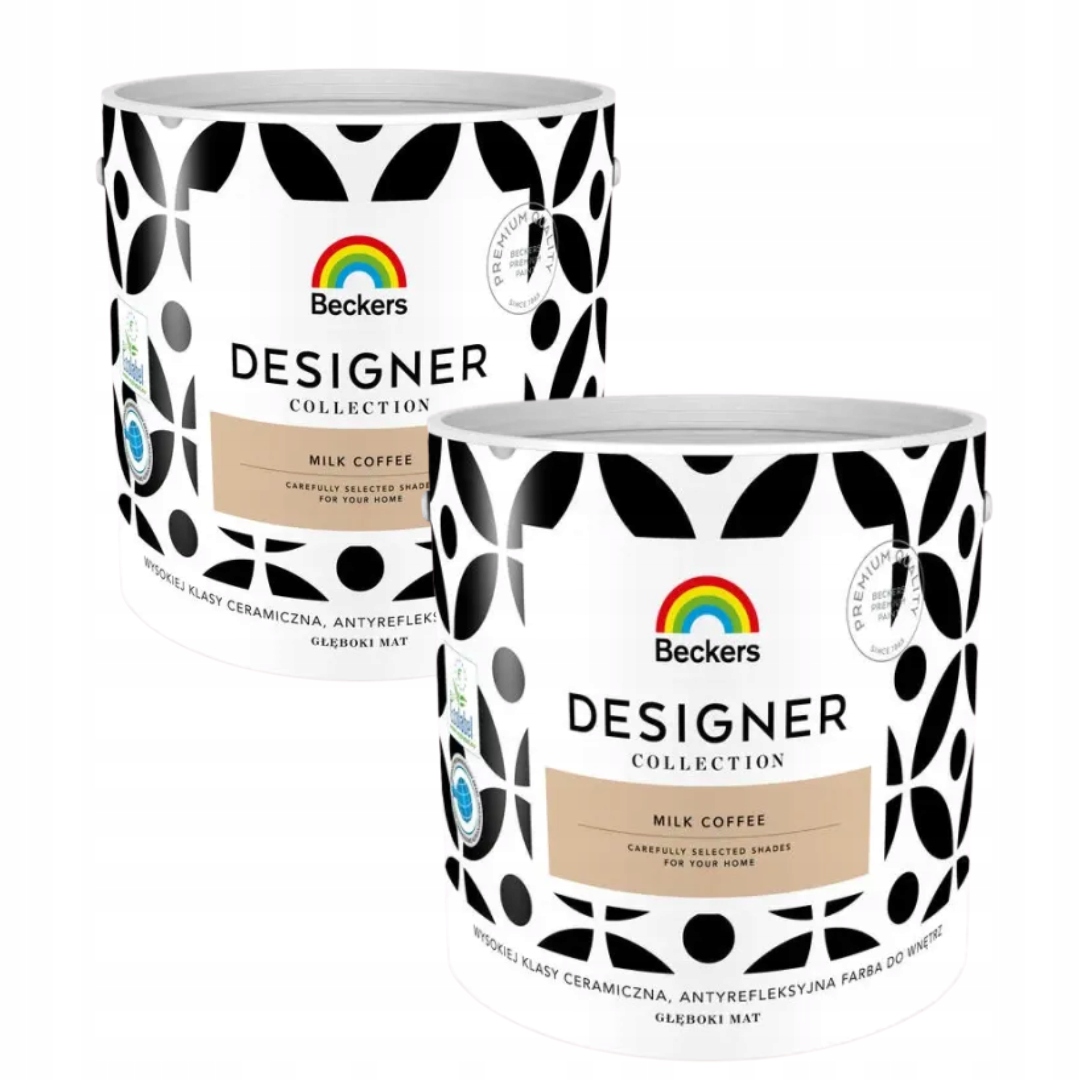 Sada Farieb Beckers Designer Collection 2X2,5L Milk Coffee 5L
