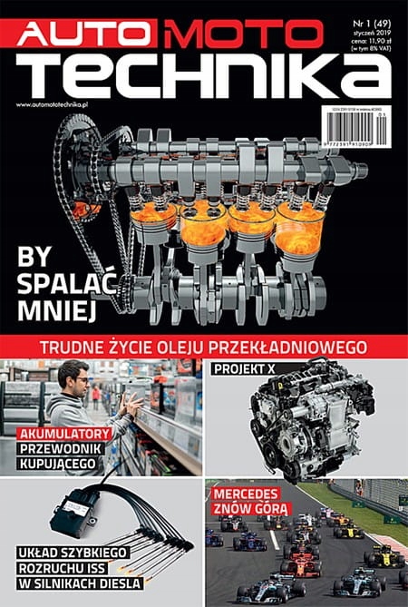 1/2019 AUTO MOTO TECHNIKA AKUMULATORY OLEJE