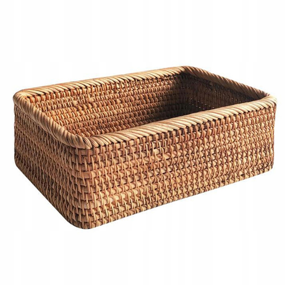 

Koszyk Łazienkowy na Kosmetyki rattan organizer M